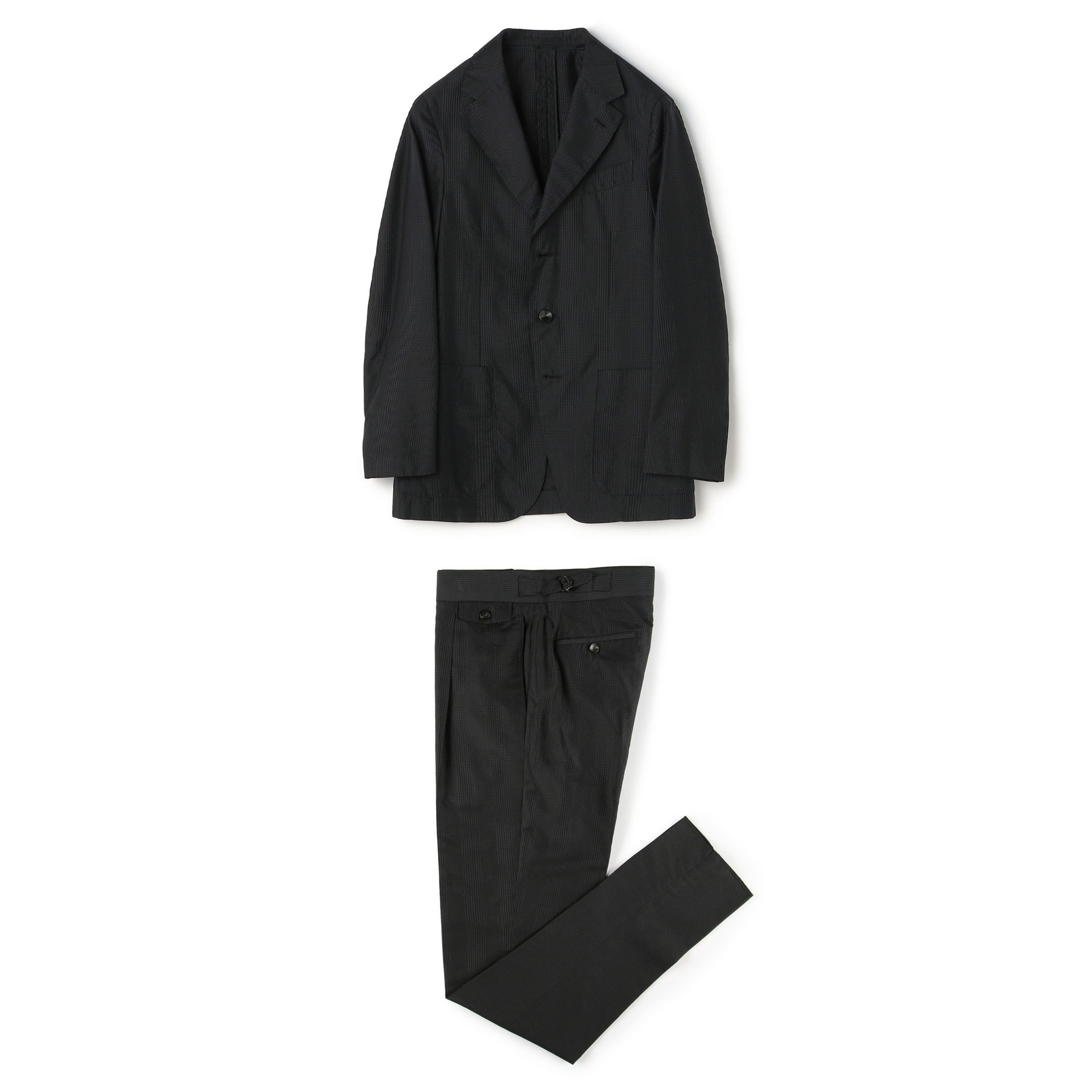 CARUSO シルクサッカー シングルブレステッド3Bスーツ