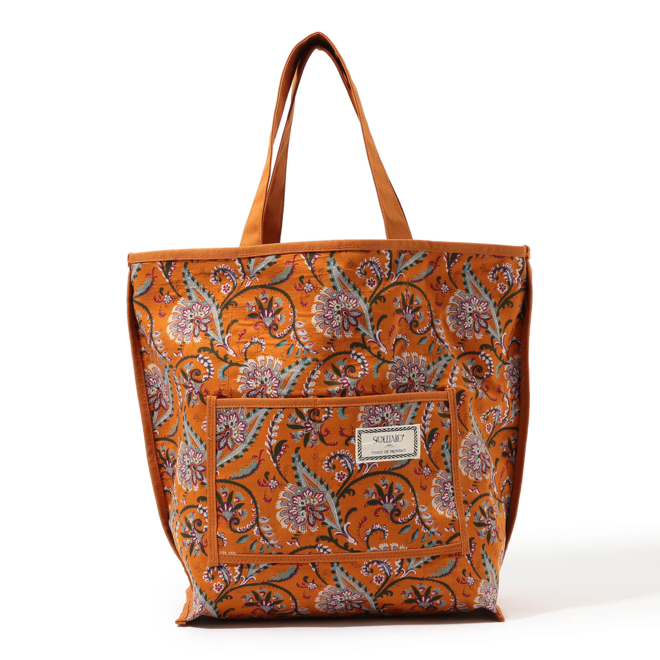 SOULEIADO プリント リバーシブルトートバッグ