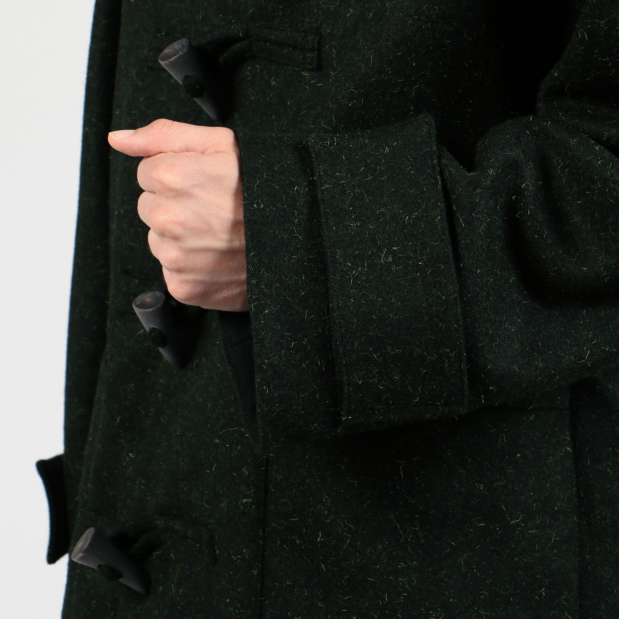 OVERCOAT YOKE SLEEVE WOOL DUFFLE COAT｜トゥモローランド 公式通販