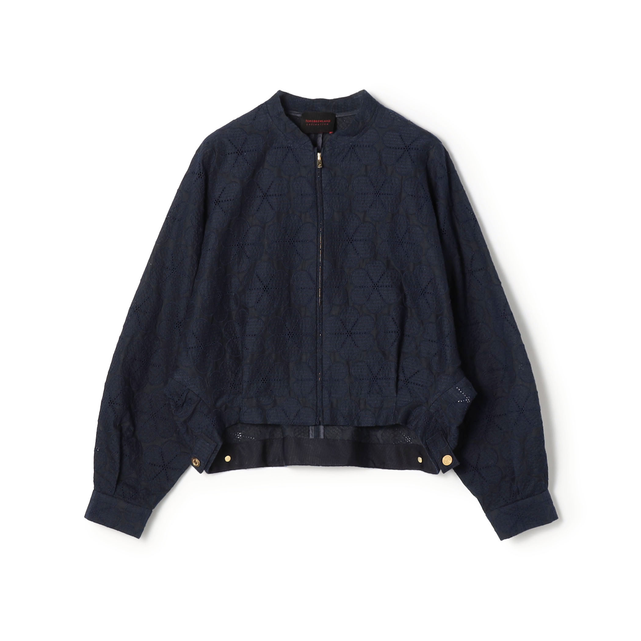 【WEB先行予約】ブロッサムエンブロイダリー ジップアップブルゾン