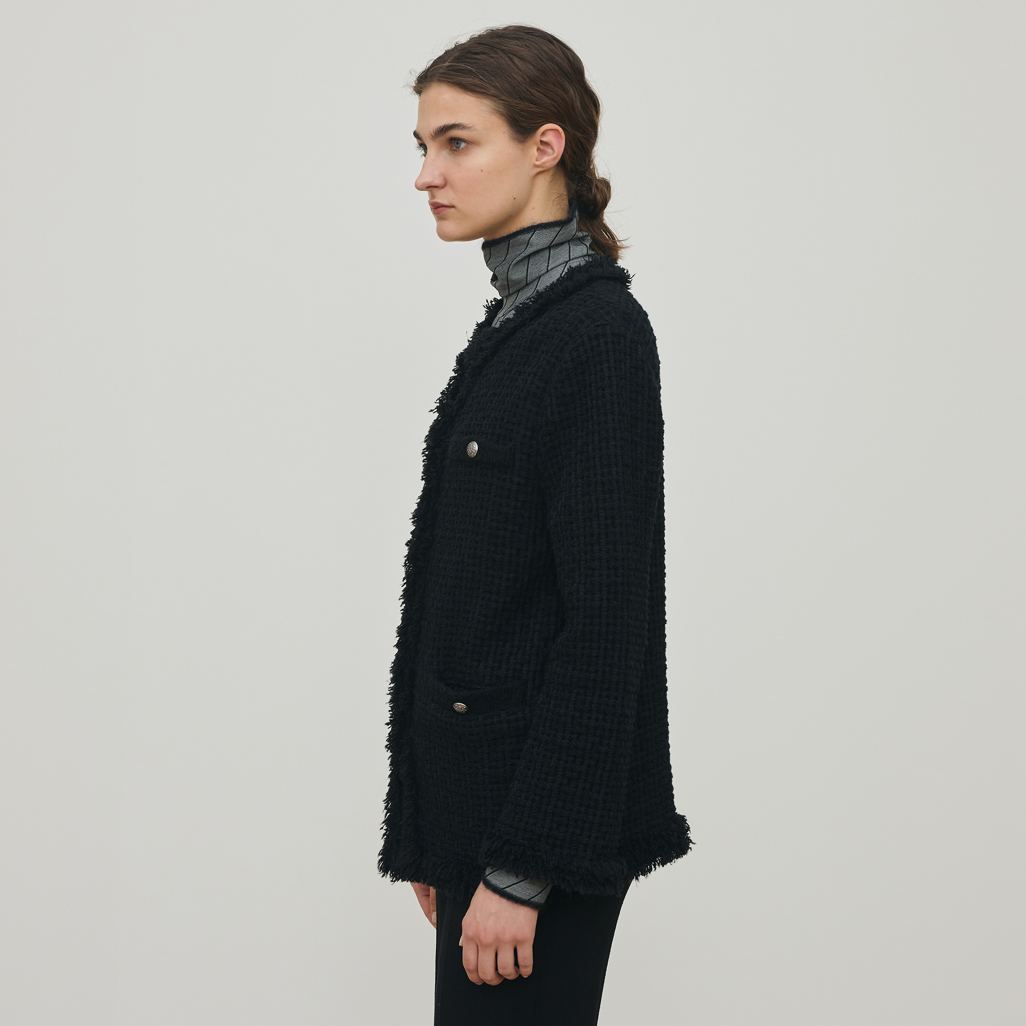 ツイードフリンジ 4ポケットジャケット｜トゥモローランド 公式通販