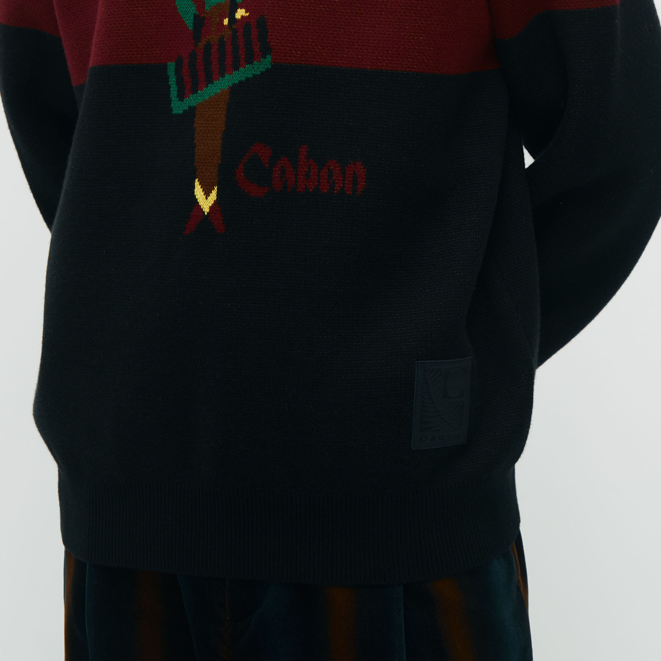 CABaN コットンカシミヤ ジャカード JAZZ プルオーバー 63,800 CABaN コットンカシミヤジャカード JAZZ WOODBASE クルーネックプル