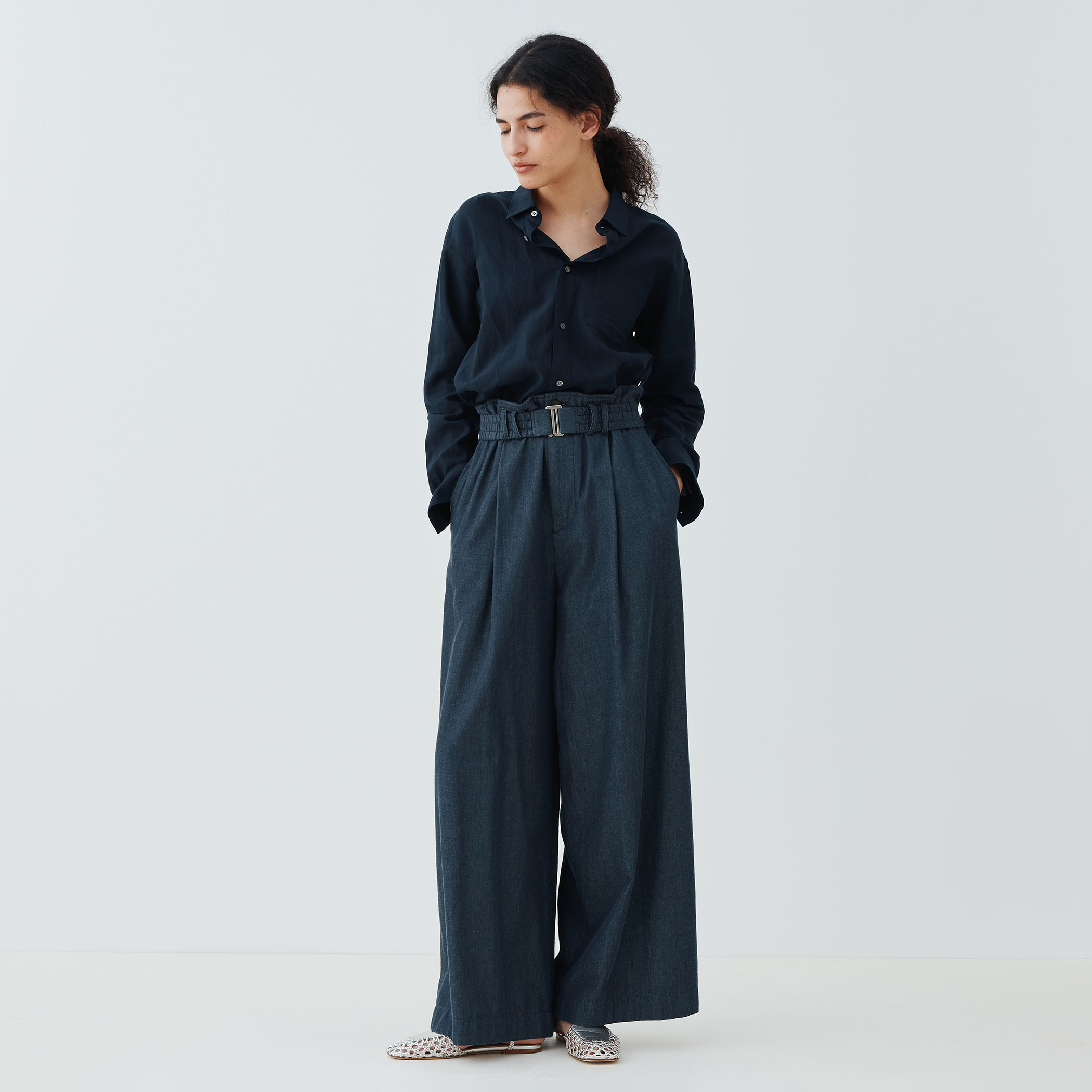 リネン レギュラーカラーシャツ|トゥモローランド 公式通販 リネン レギュラーカラーシャツ|トゥモローランド 公式通販
