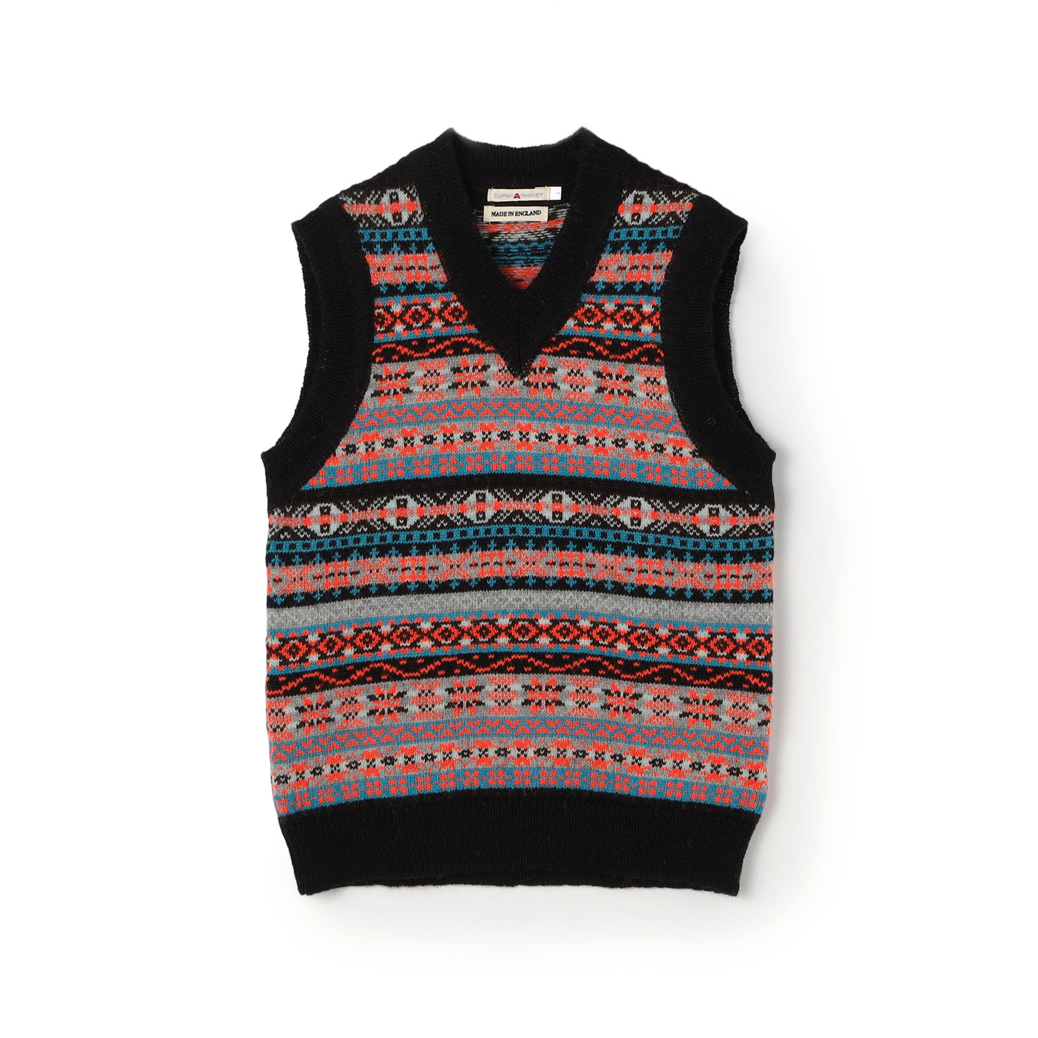 【別注】Redeux FAIR ISLE VEST フェアアイル ニットベスト