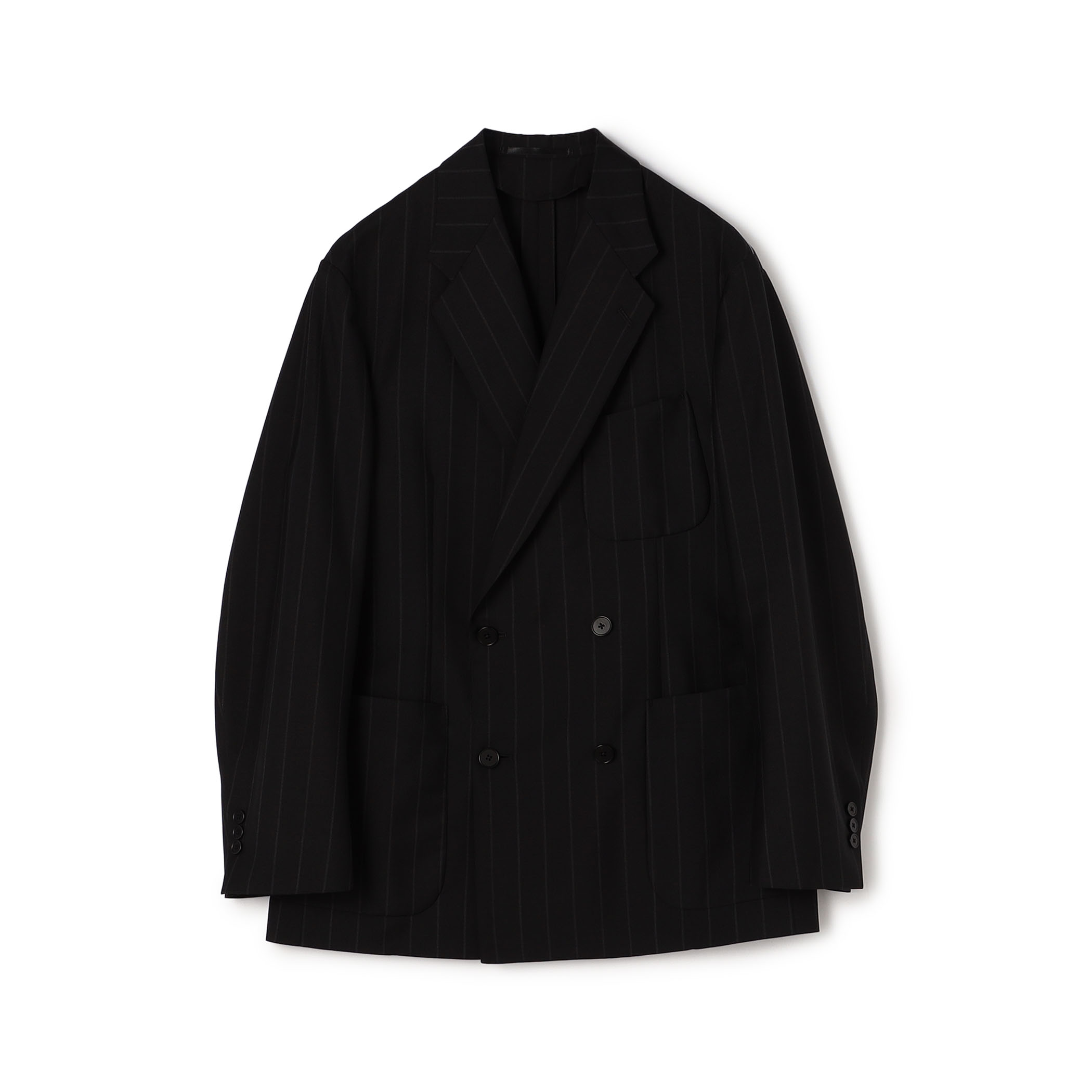ウールモヘヤ ダブルブレステッド4Bジャケット