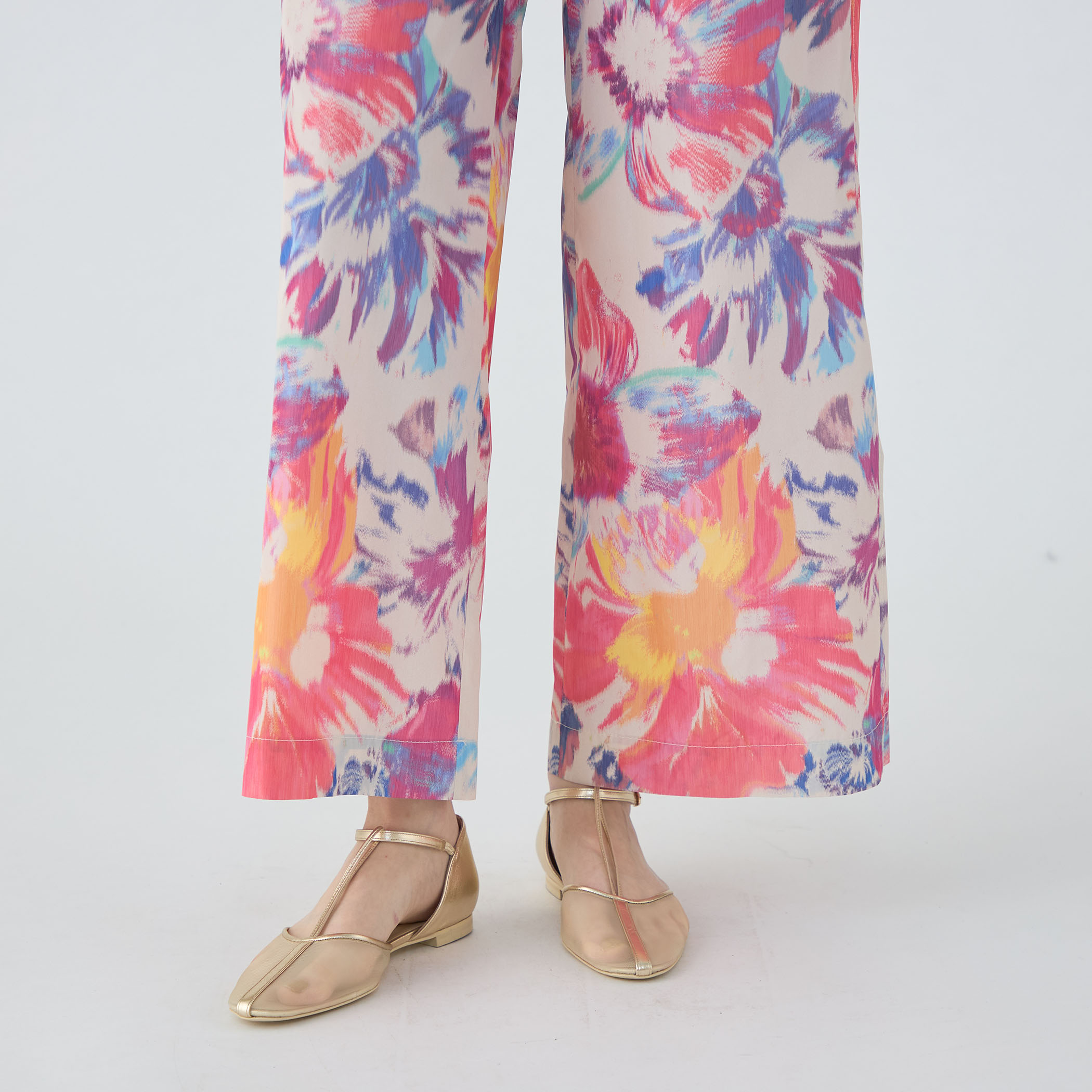 ワープフラワープリント ワイドパンツ｜トゥモローランド 公式通販