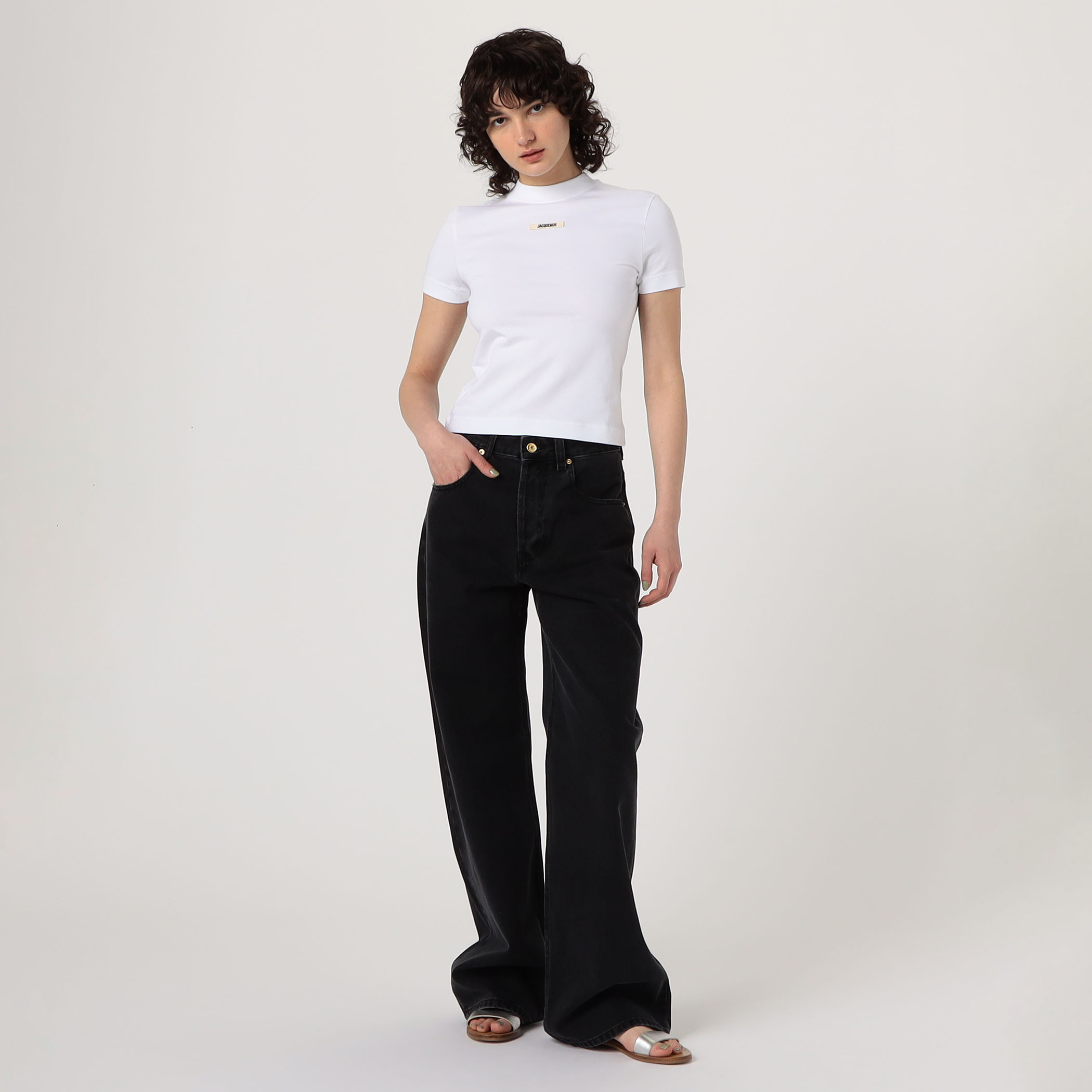 JACQUEMUS LE DE-NIMES LARGE コットン デニムパンツ