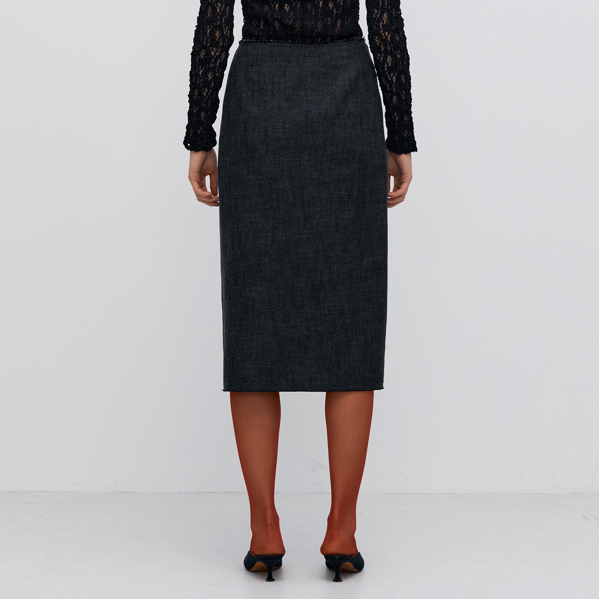 ヘリンボーンツイード タイトスカート｜トゥモローランド 公式通販