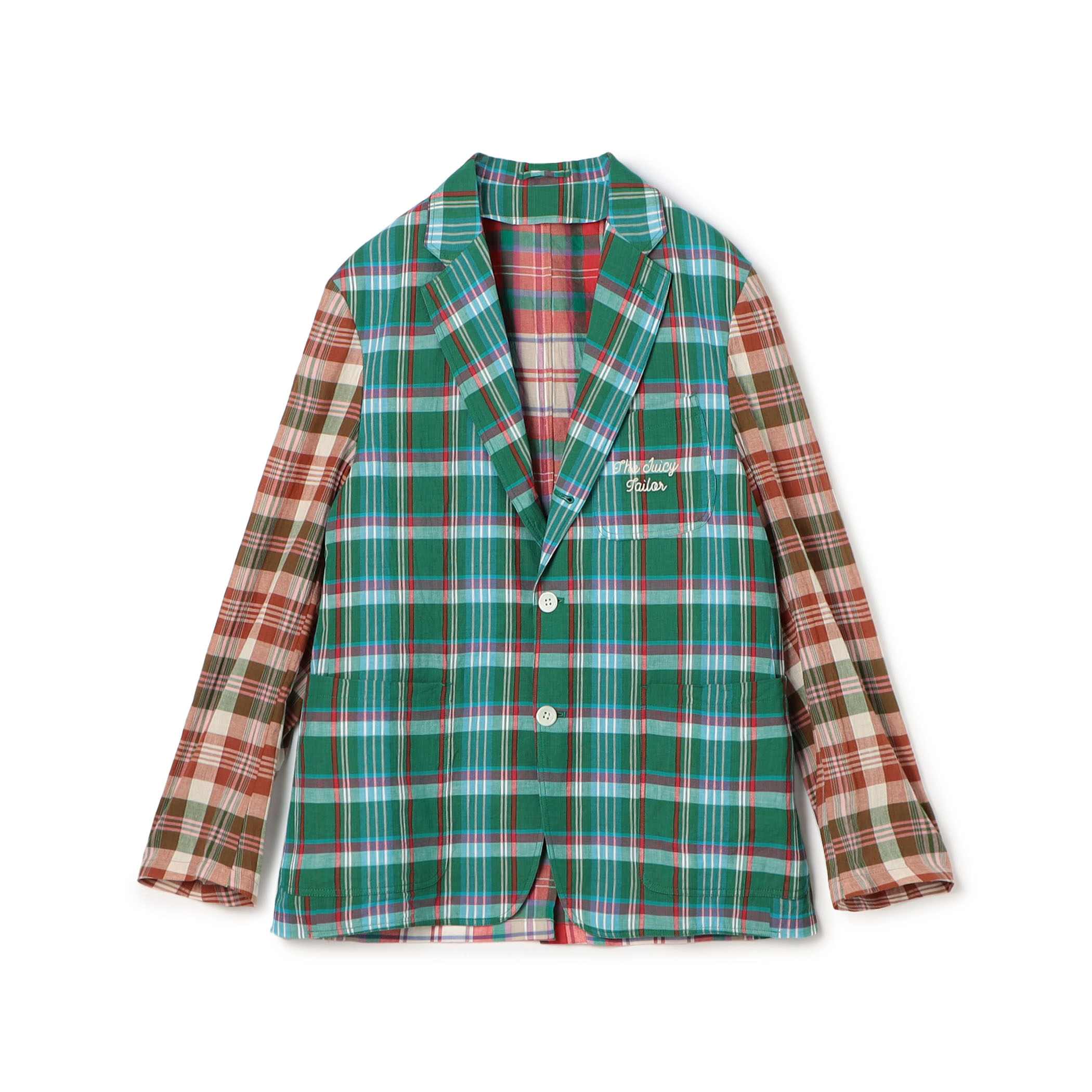 Mai Tai by MAISON et VOYAGE コットン インドマドラス シャツジャケット