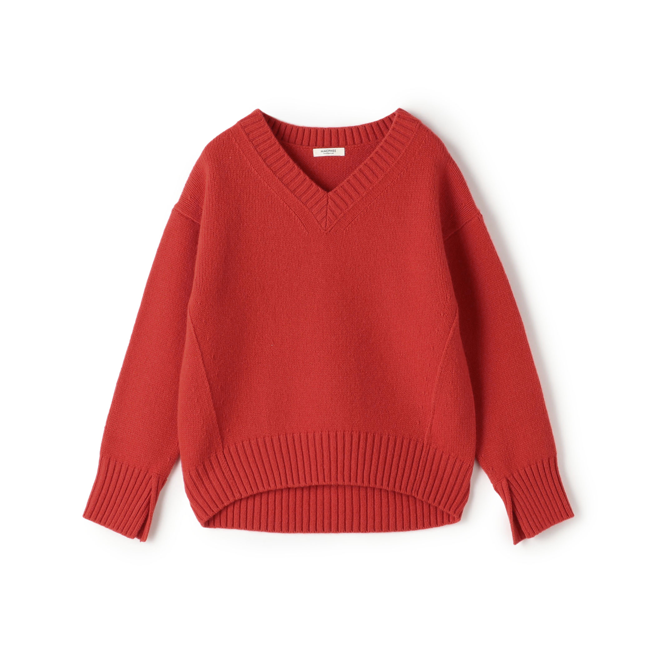 ラムカシミヤ Vネックプルオーバー