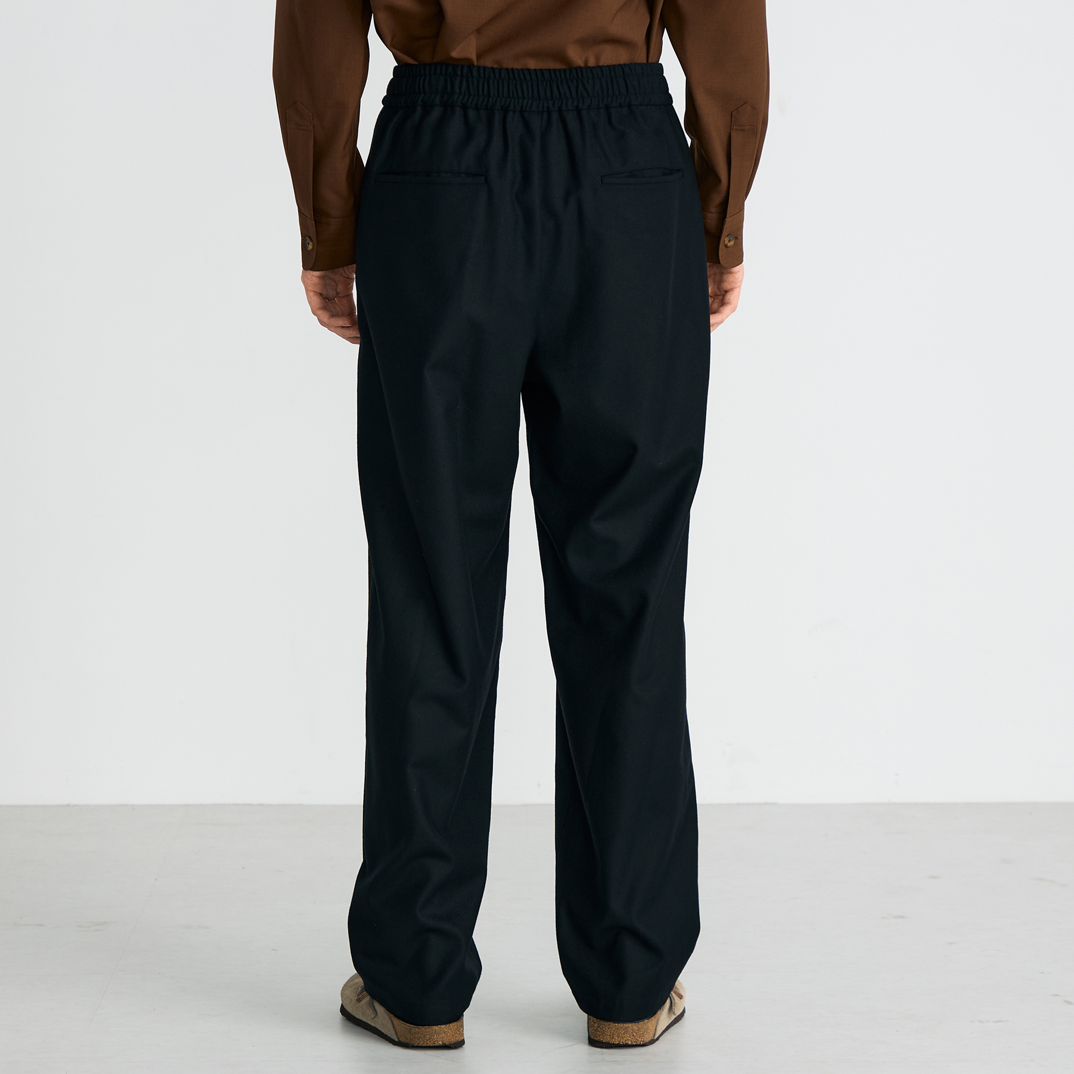 Super120's カレッジフラノ イージーパンツ｜トゥモローランド 公式通販