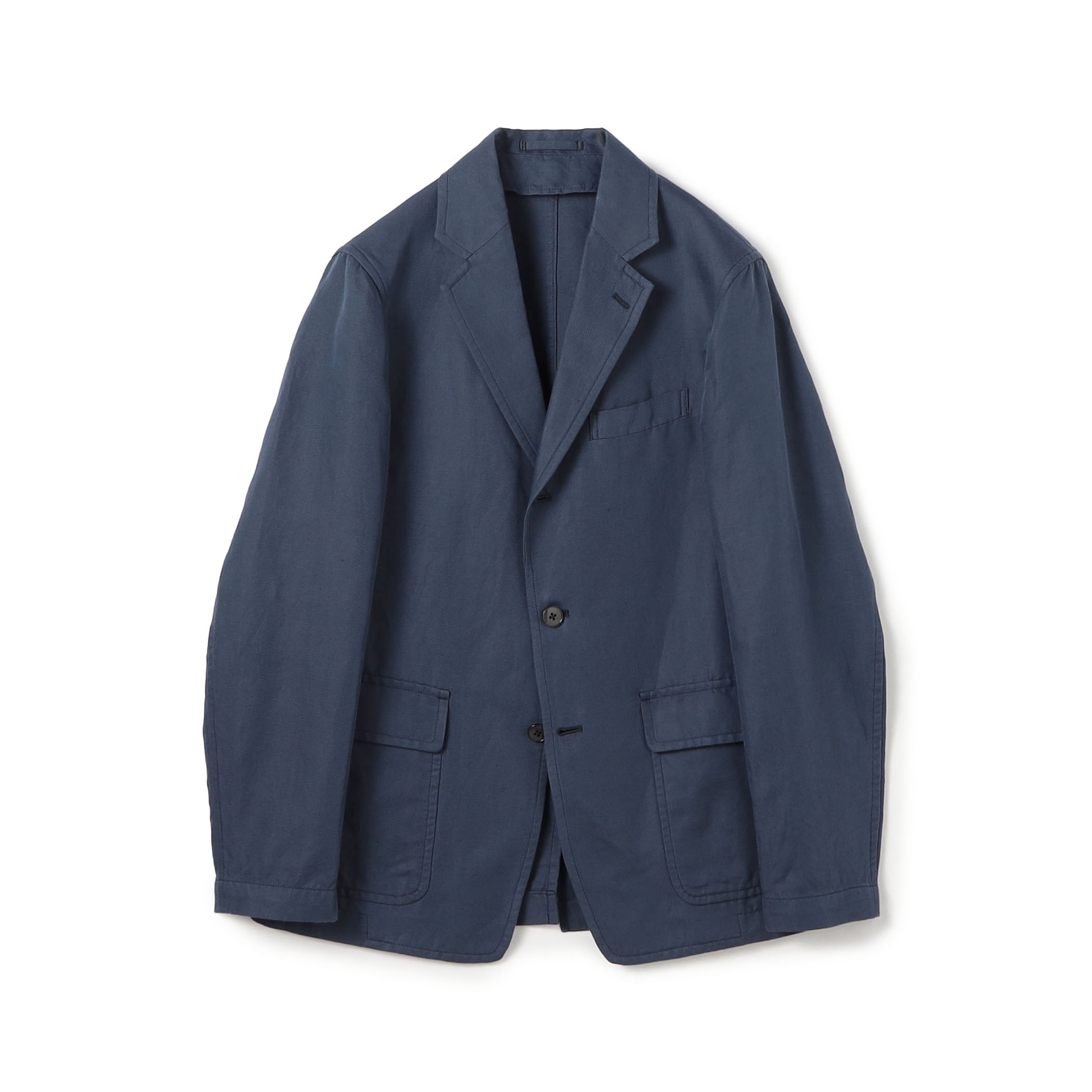 リネンコットン シングルブレステッド 3Bジャケット SONDRIO