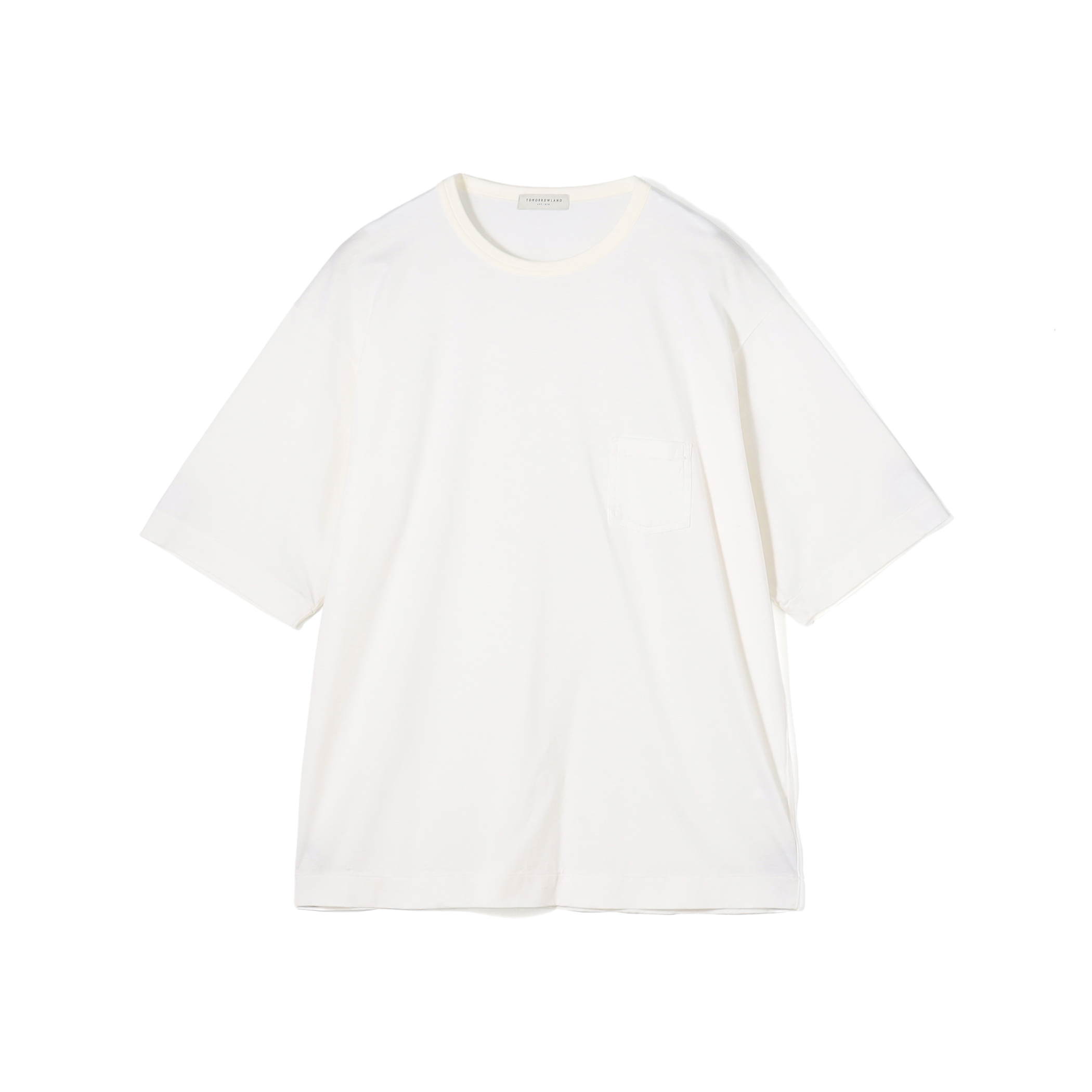 コットンシルク高密度天竺 リンガーTシャツ