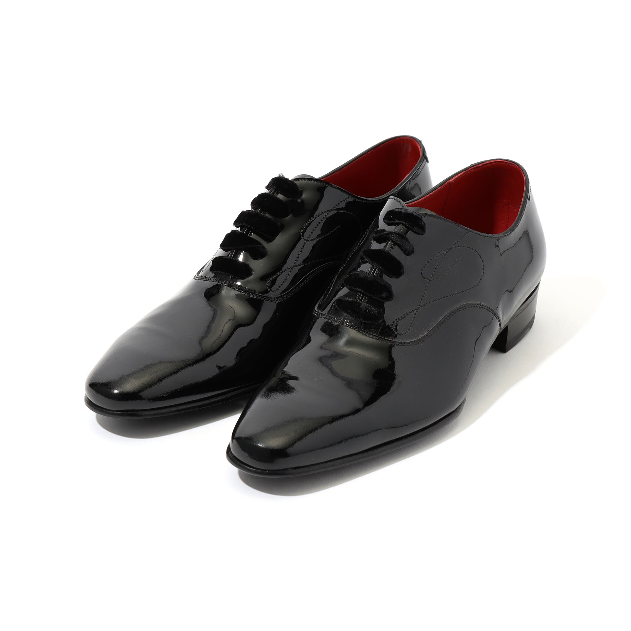 DUCAL エナメル レースアップシューズ