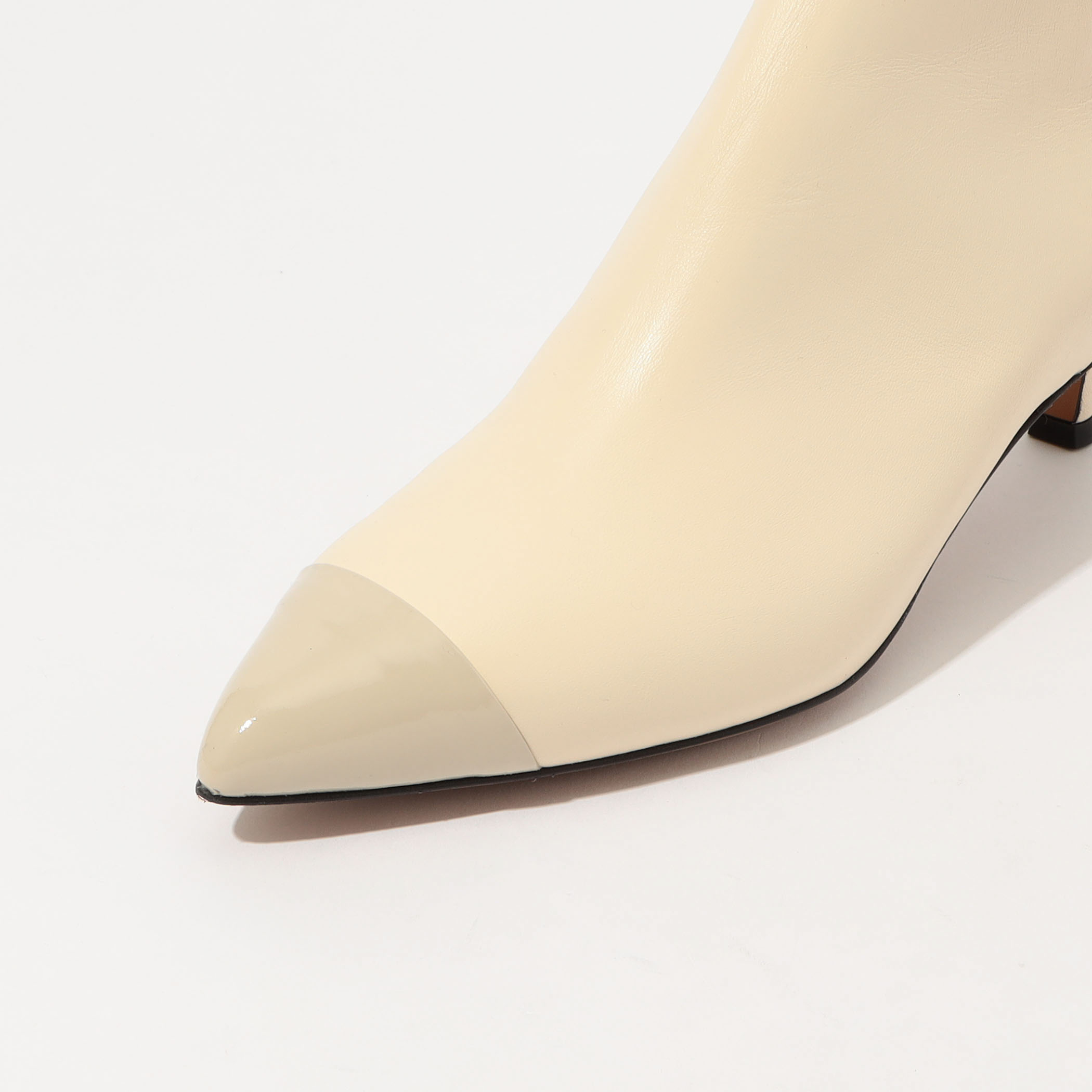 FABIO RUSCONI エナメルコンビ ショートブーツ｜トゥモローランド 公式通販