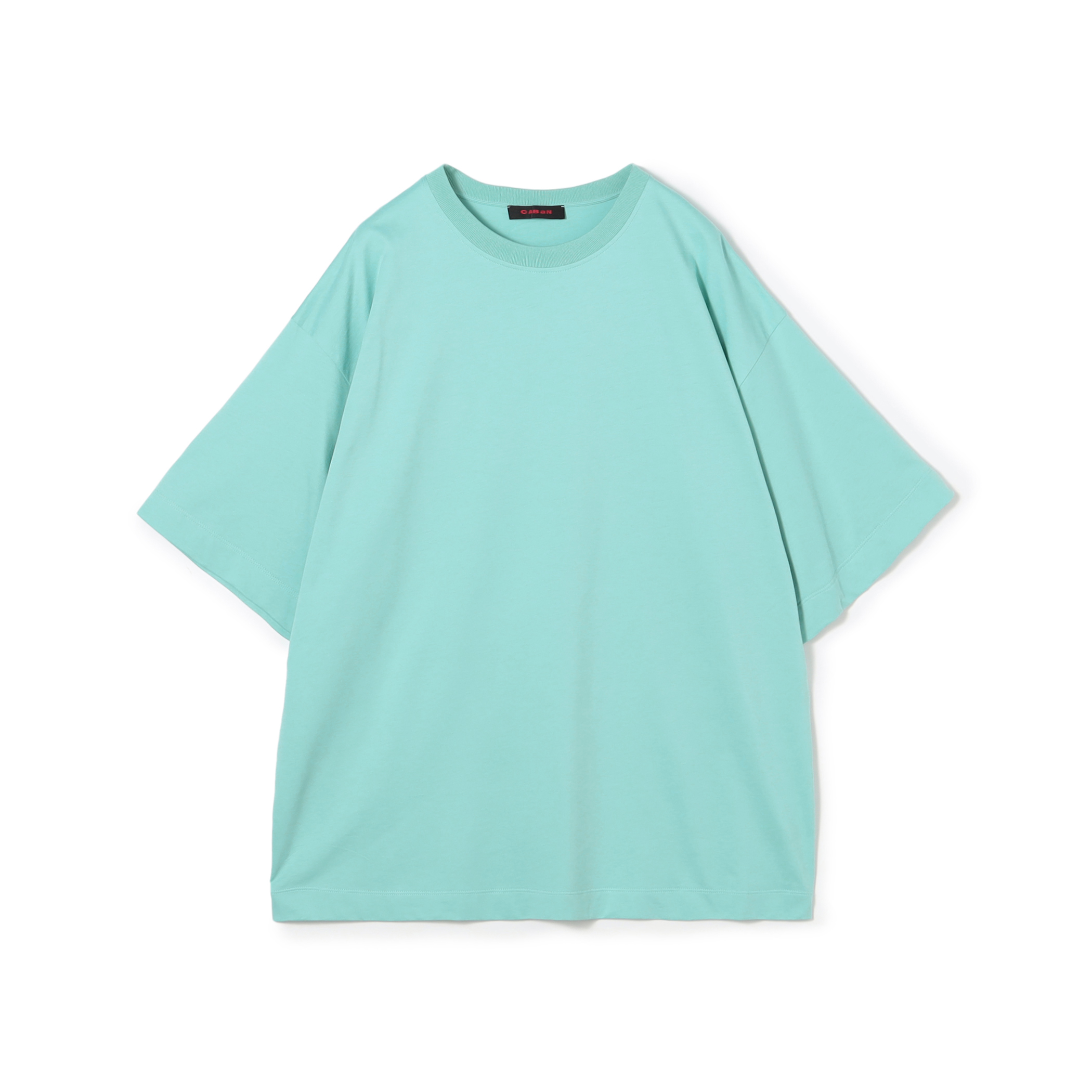 CABaN コットン ドロップショルダークルーネックプルオーバー