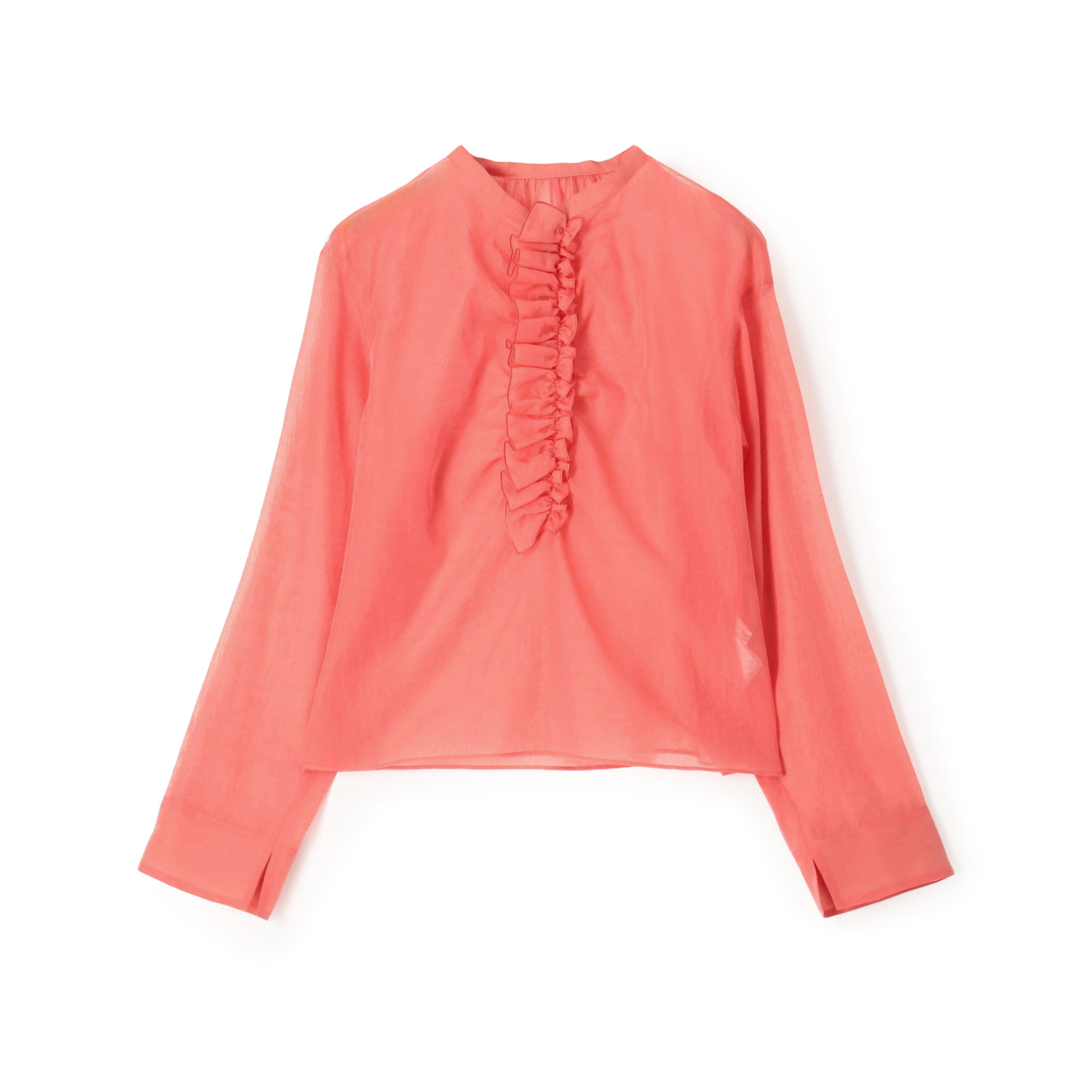 シルクブレンドスラブ プルオーバーブラウス