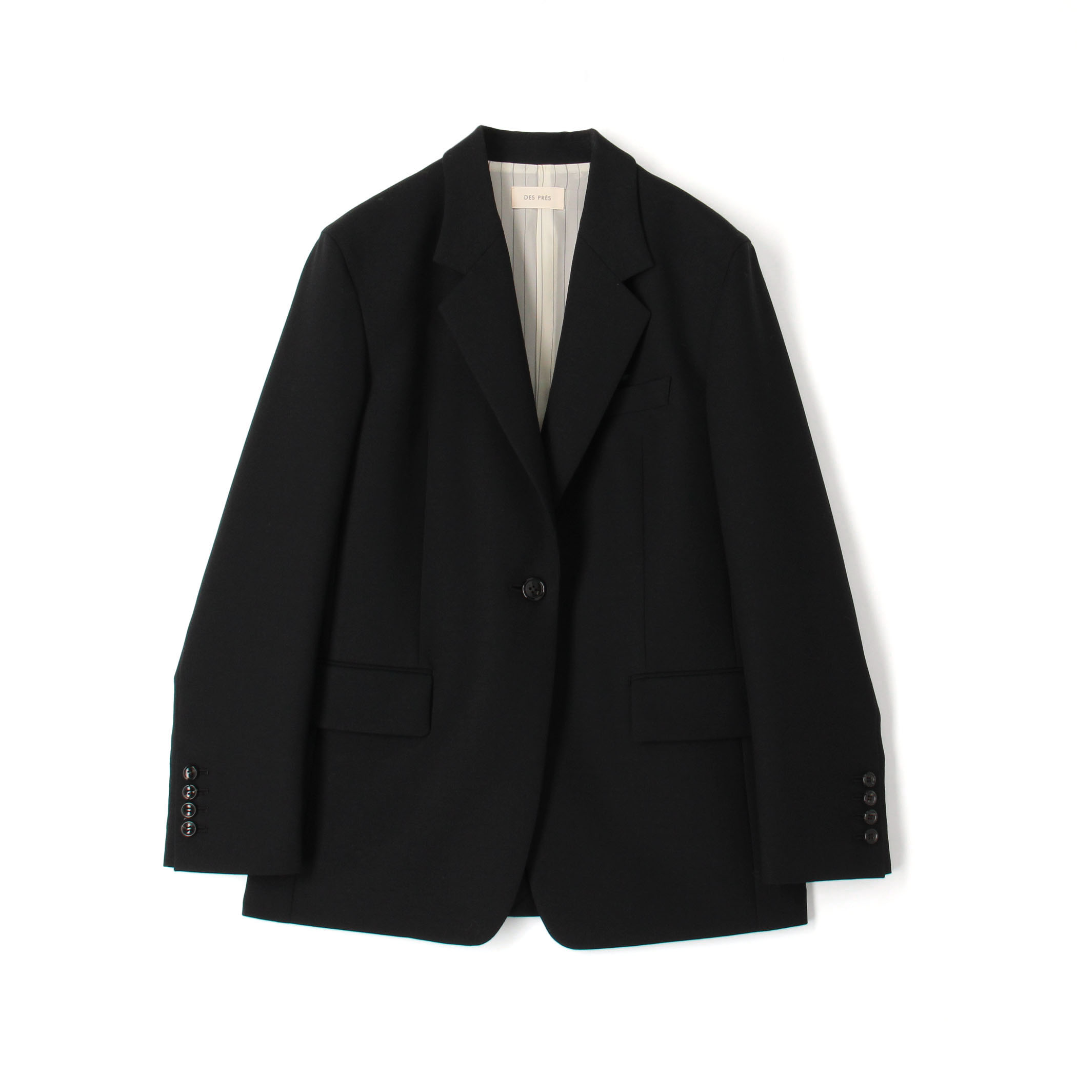 【WEB先行予約】ウールバスケットウェーブ シングルジャケット