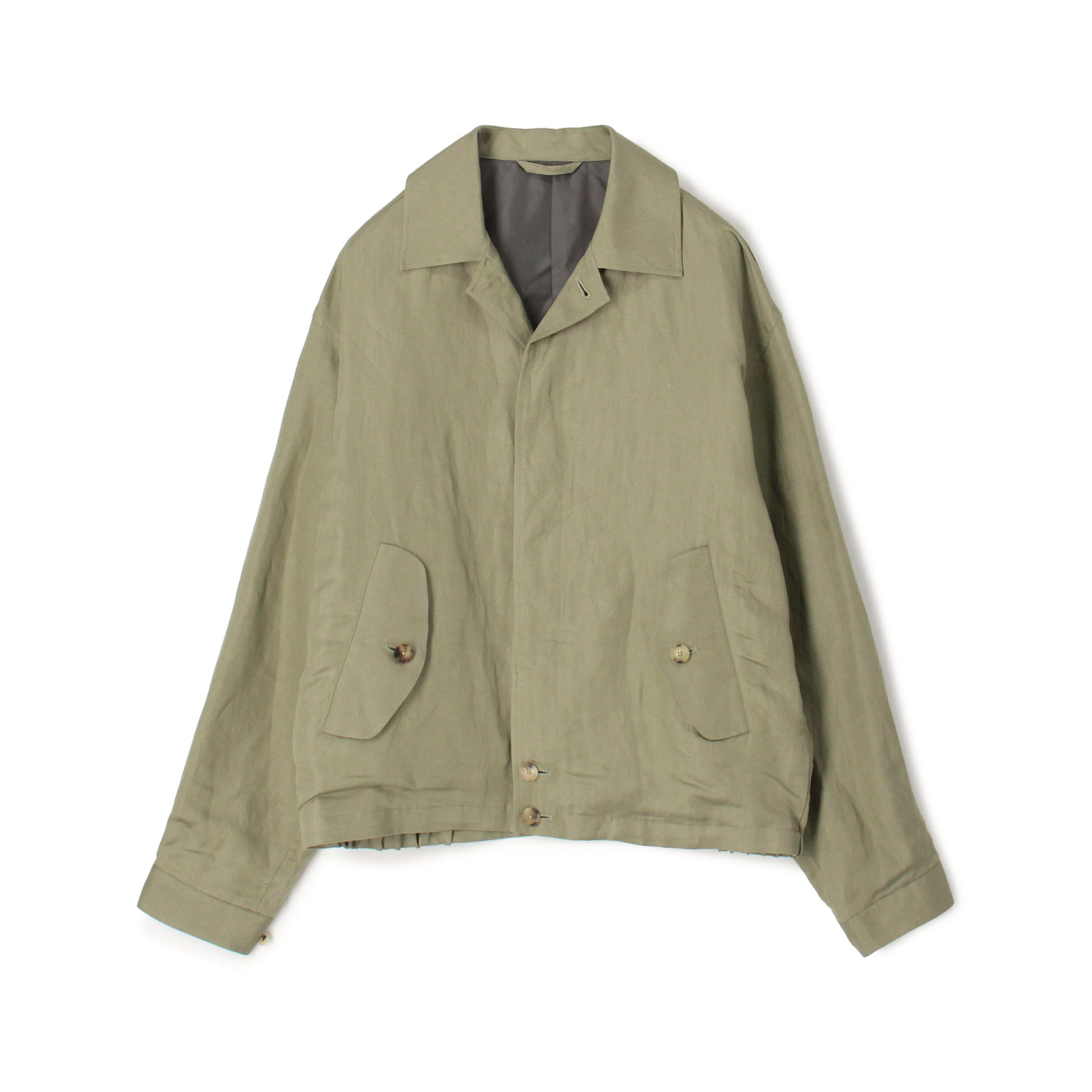 【別注】The CLASIK SHIRTS HARRINGTON リネンシルク ブルゾン
