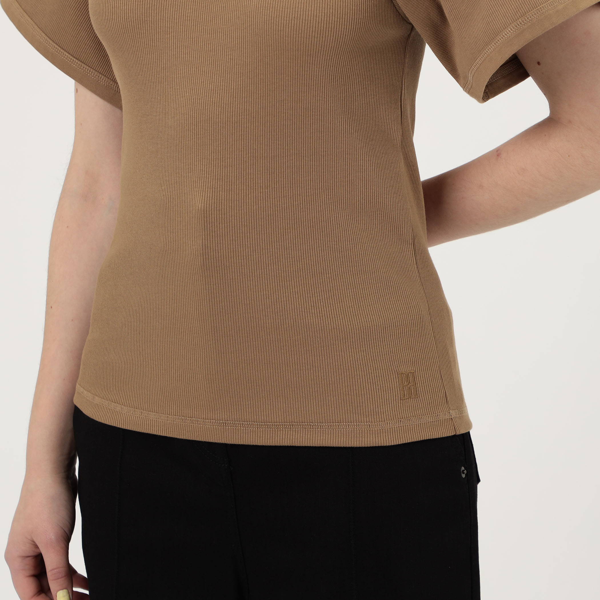 TOMORROWLAND / トゥモローランド BY MALENE BIRGER LUNAI　UネックTシャツ BY MALENE BIRGER LUNAI UネックTシャツ｜トゥモローランド 公式通販