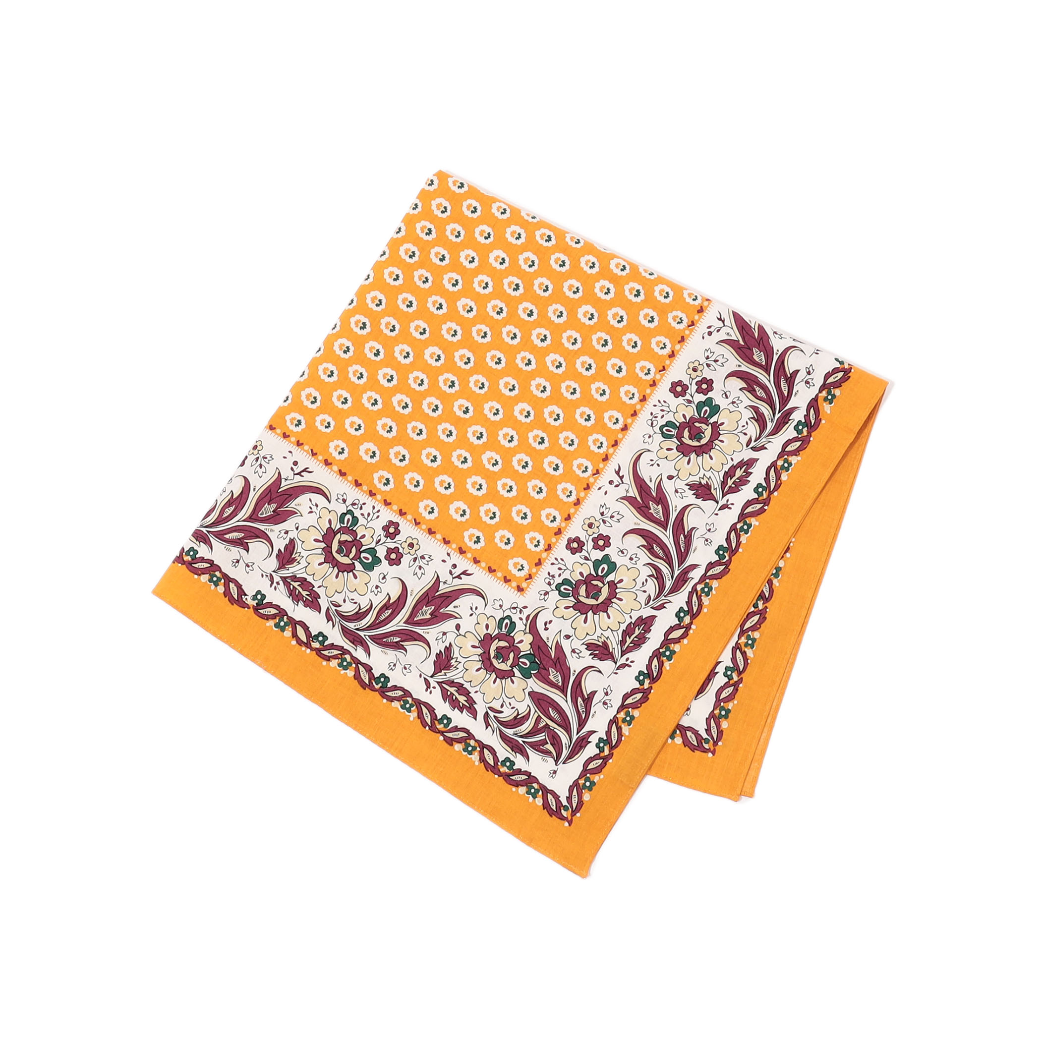 SOULEIADO コットンプリント バンダナ