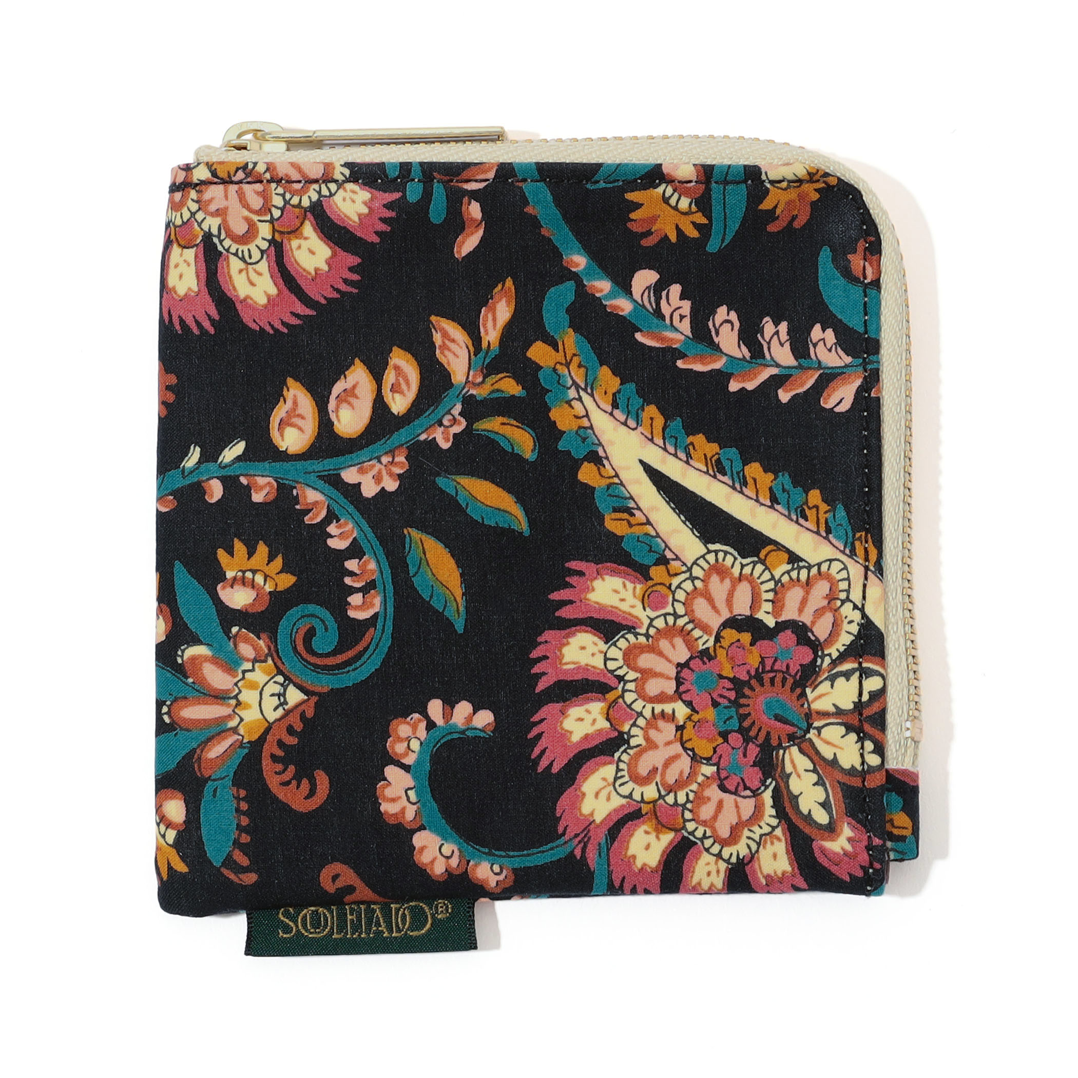 【WEB限定】SOULEIADO コットン フラットポーチ