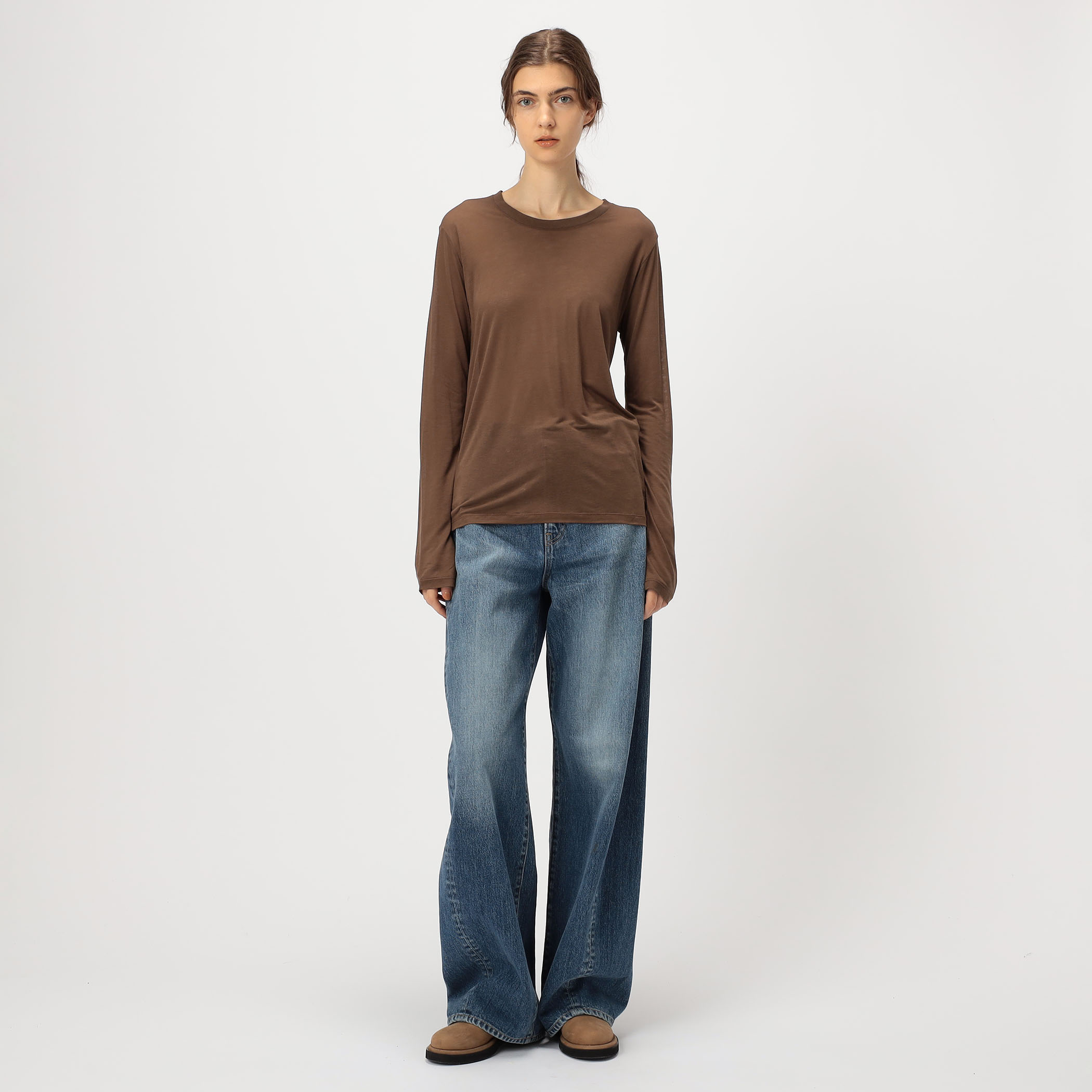 BASERANGE バンブー ロングスリーブプルオーバー｜トゥモローランド