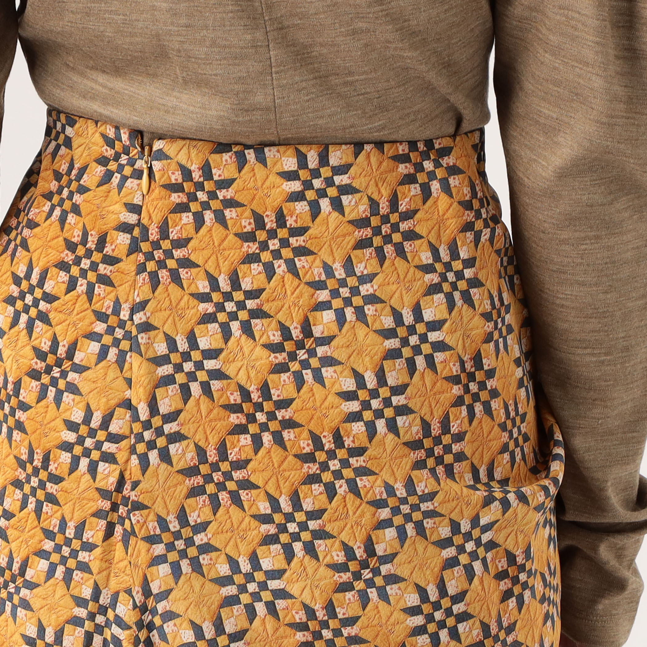 ISABEL MARANT CANDICE シルク プリントアシンメトリック