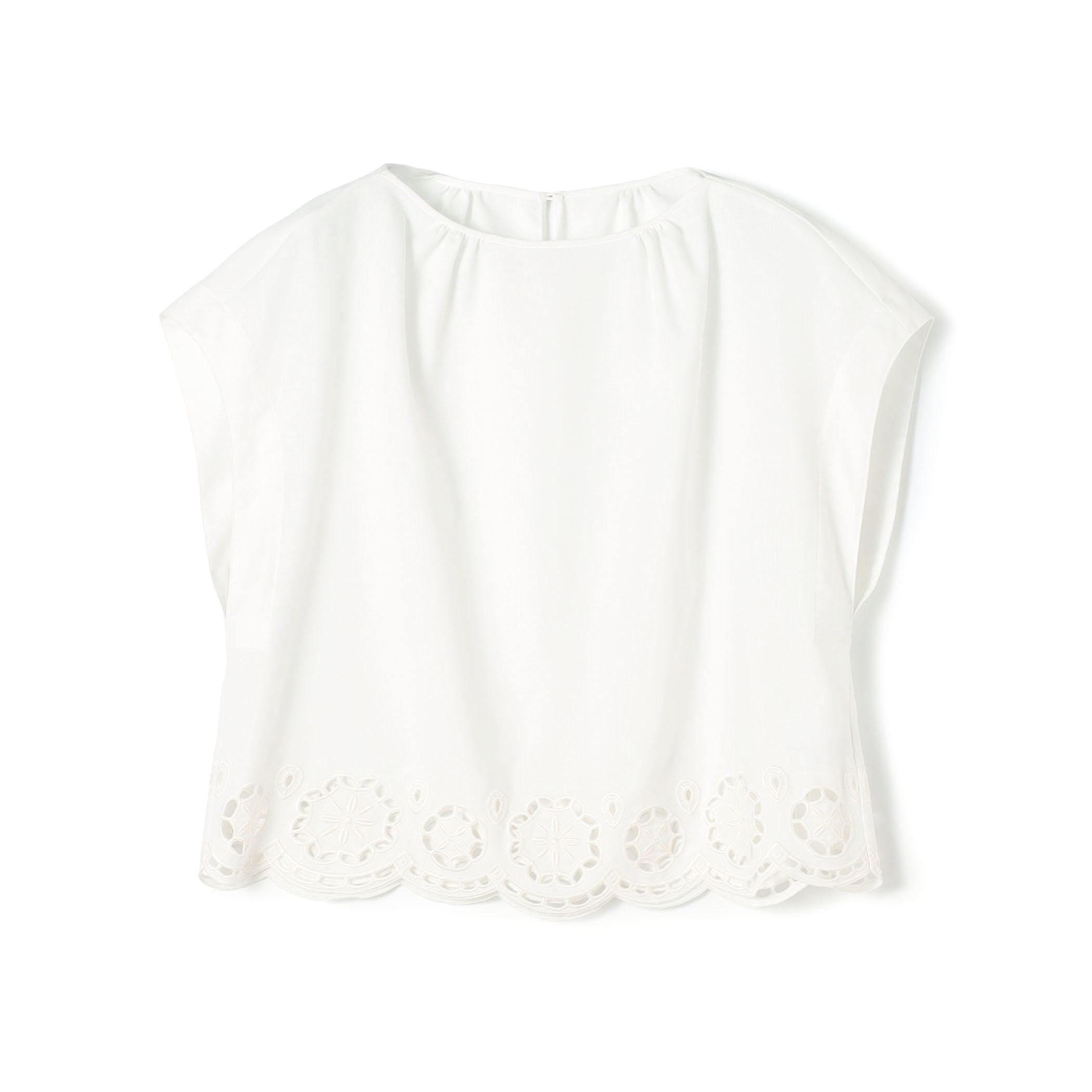 エアリーメッシュ フレンチスリーブプルオーバー