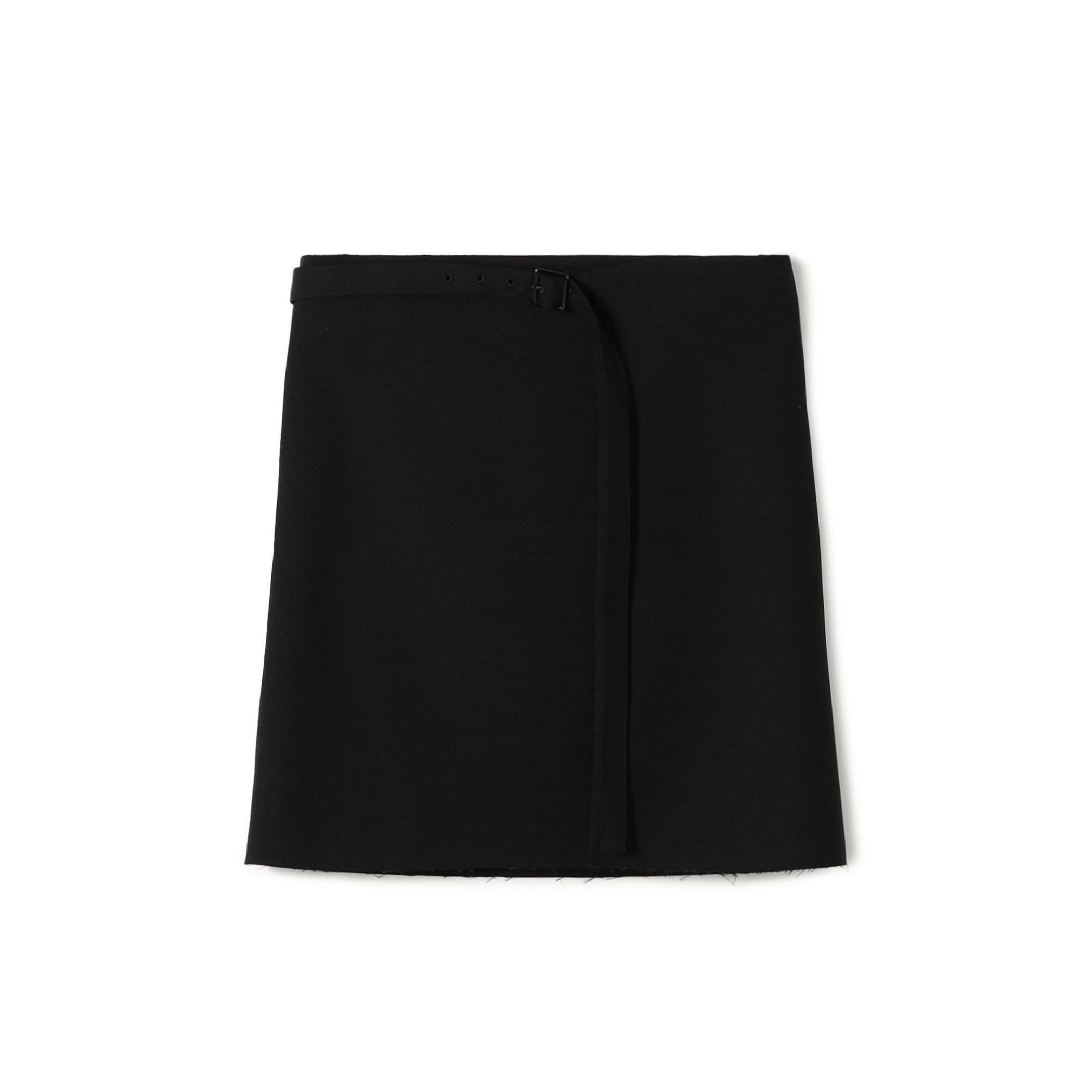 edition pourell モヘヤビンテージトロ ラップミニスカート