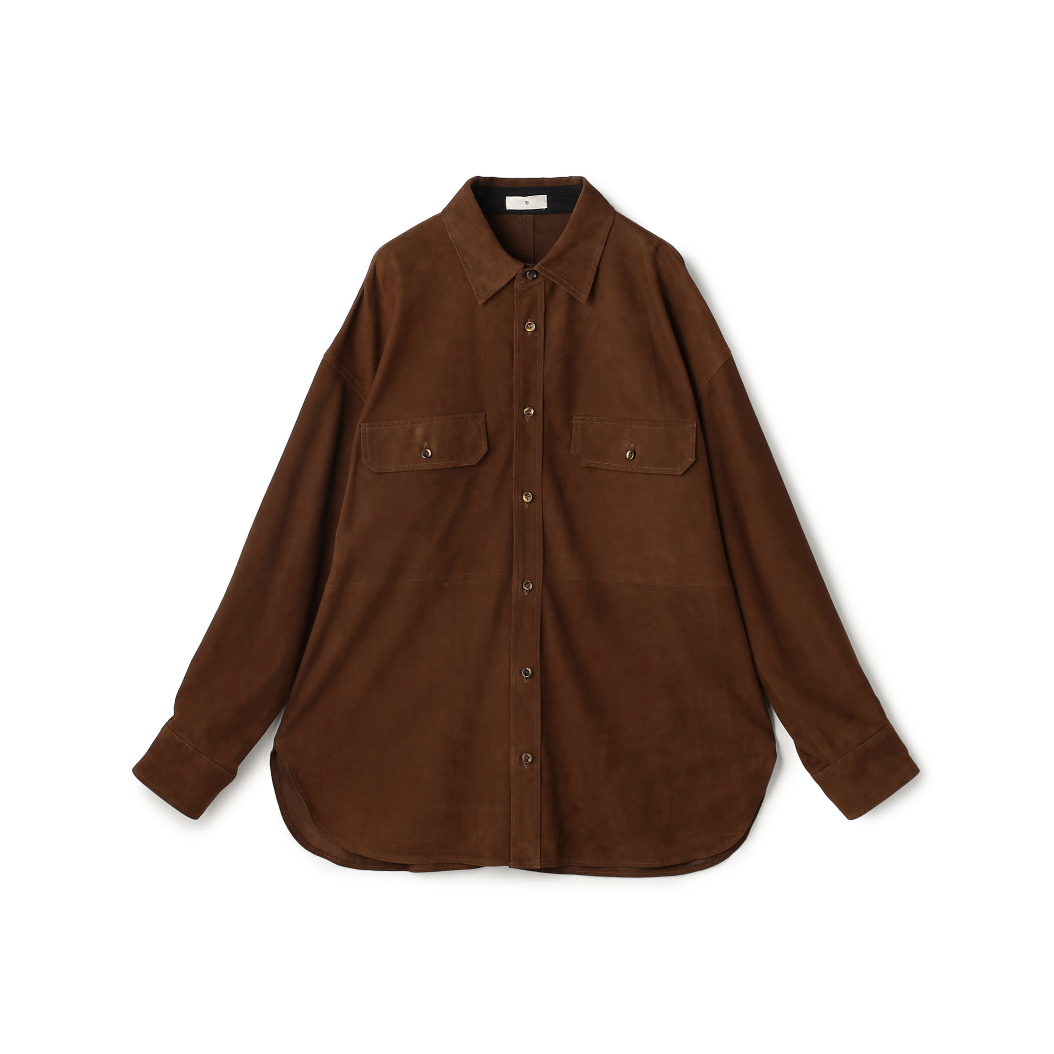 METIS SUEDE レギュラーカラーシャツ