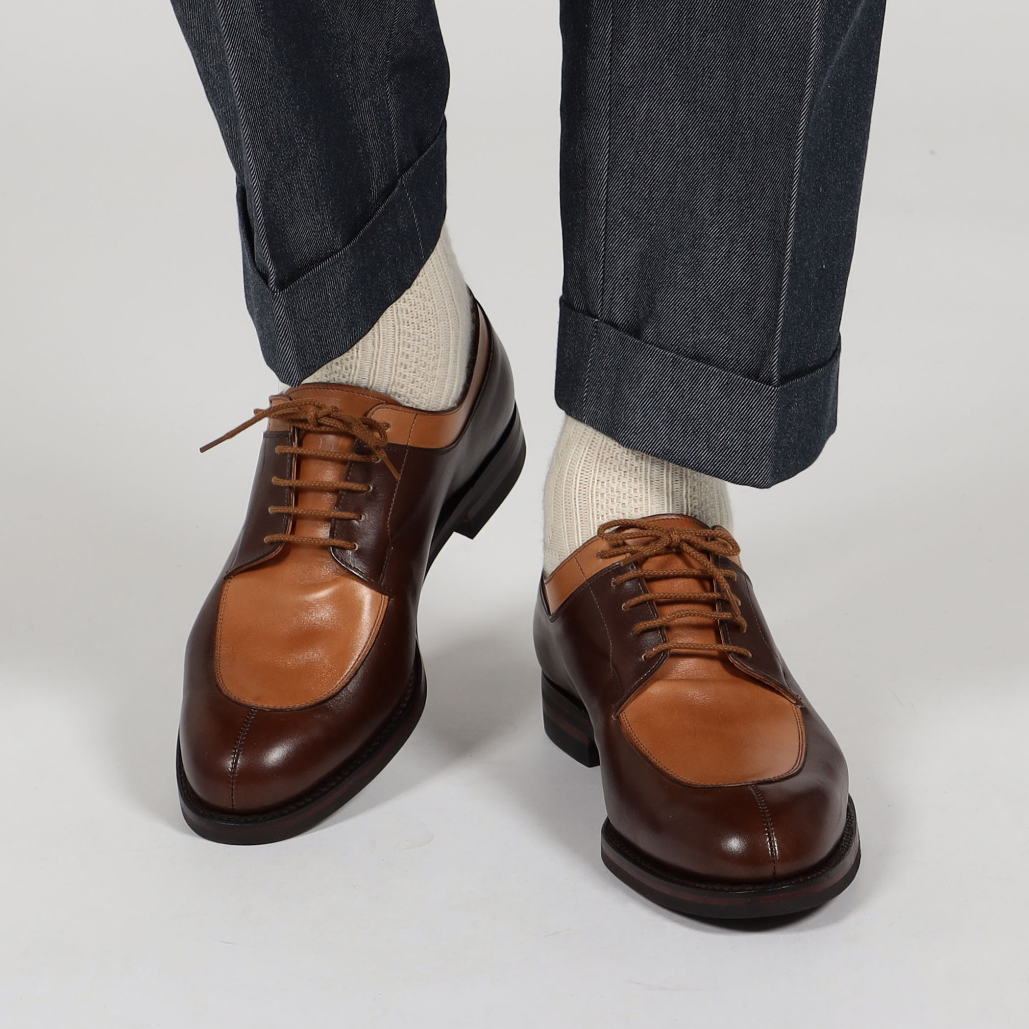 別注】 CROCKETT&JONES SHELTON5 アンティークカーフレザー Uチップ