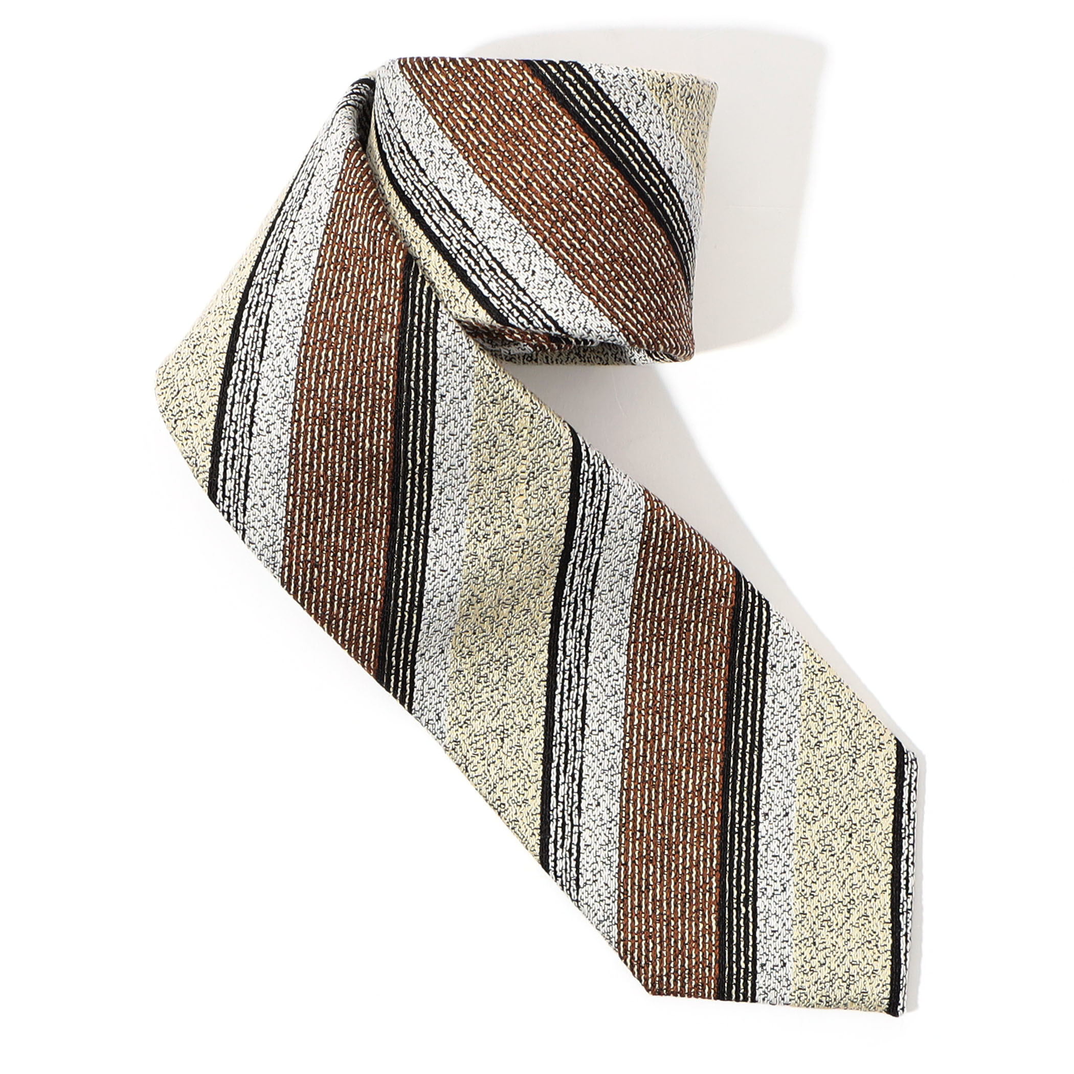 TOMORROWLAND シルクジャガード レジメンタルストライプネクタイ