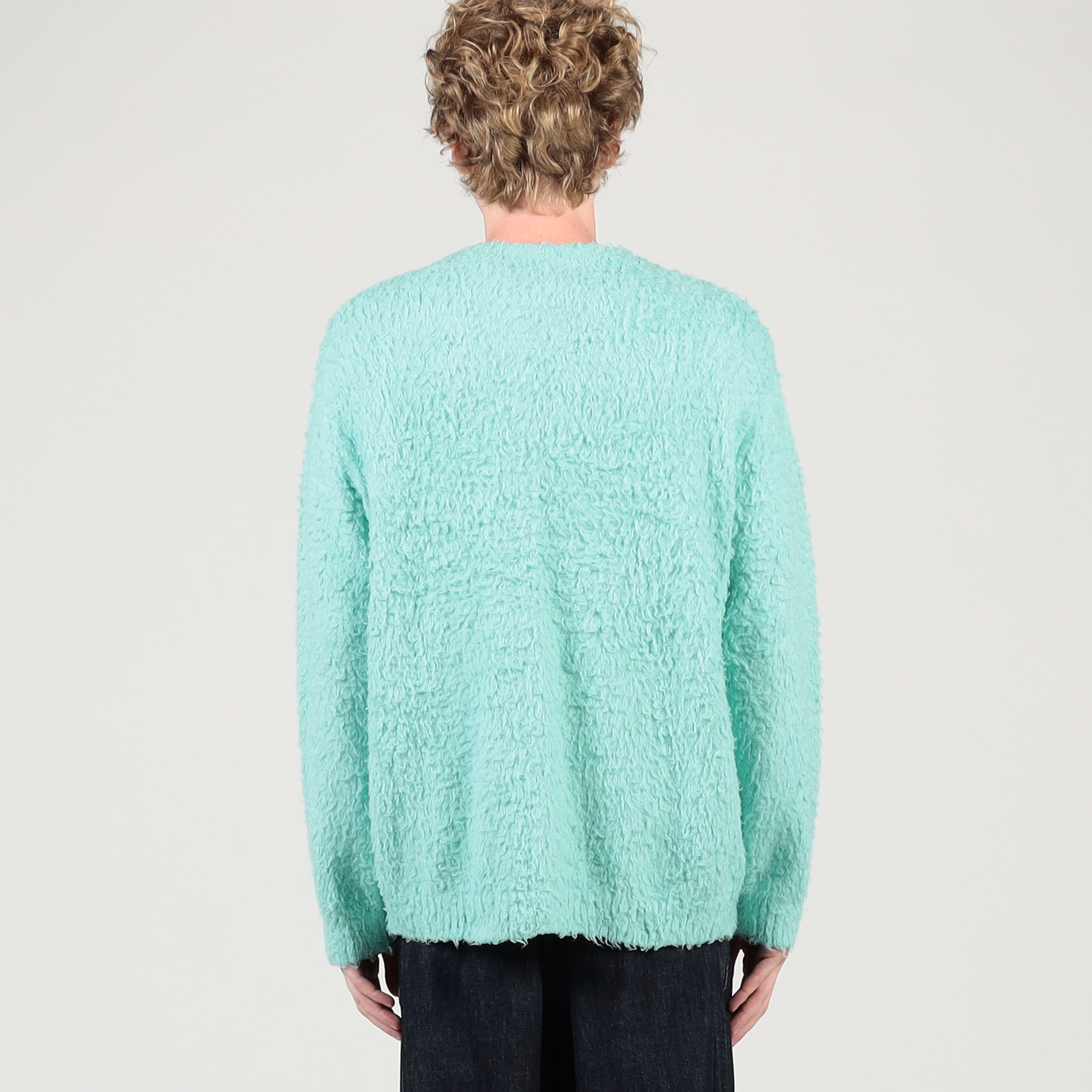 別注】ROUTINE ヴィンテージ起毛 Vネックカーディガン