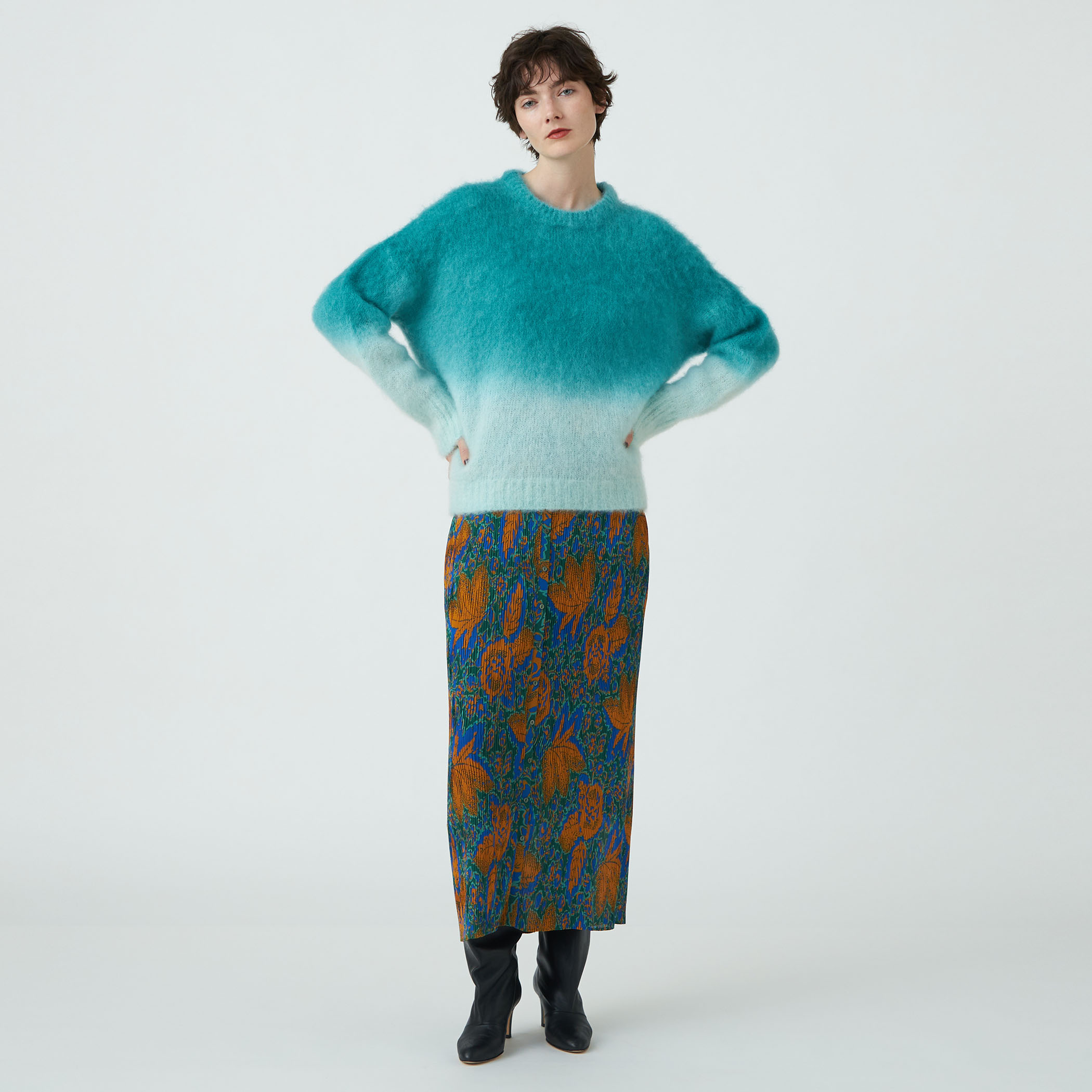 定価22,000円美品SOULEIADOポリエステルサテンロングスカート 定価22,000円美品SOULEIADOポリエステルサテンロングスカート