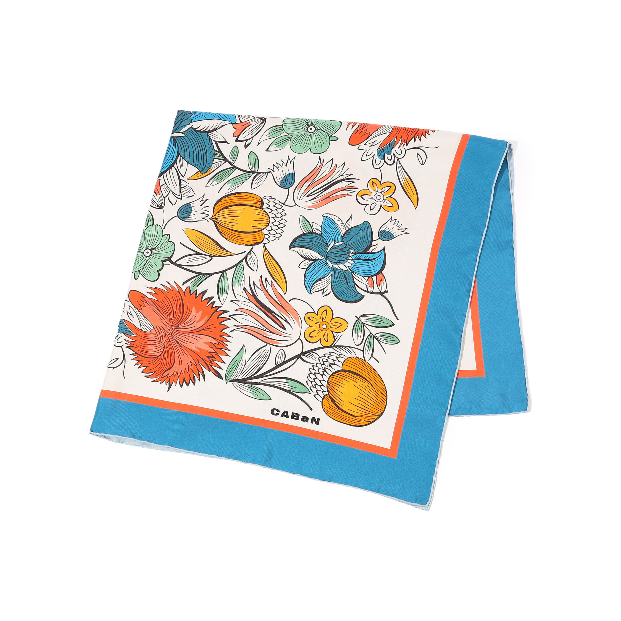 Botanical Garden シルクプリントスカーフ