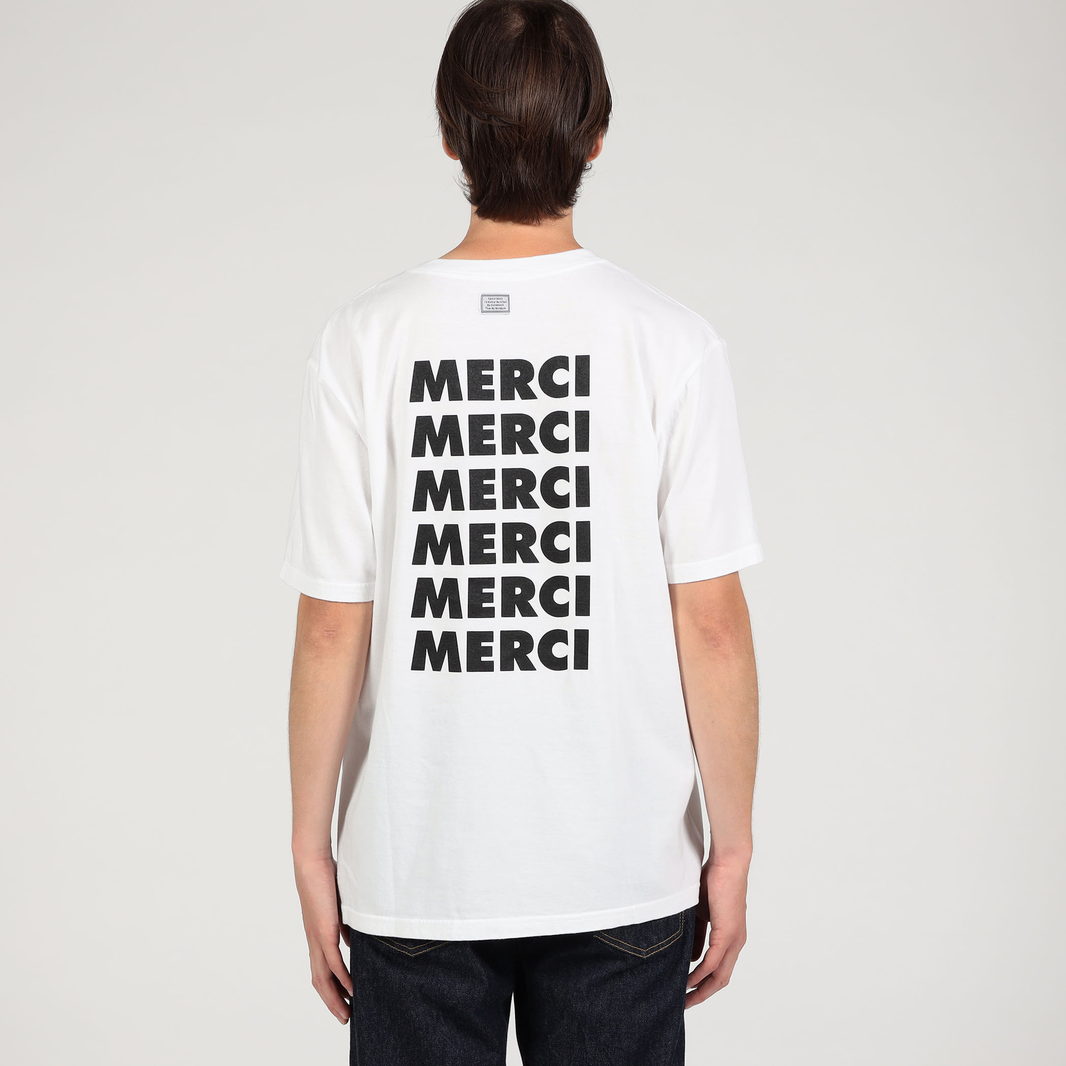 新品　TANGTANG MERCI Tシャツ size S TANG TANG 】 TANG TANG short sleeve t shirt 【 MERCI 】 color