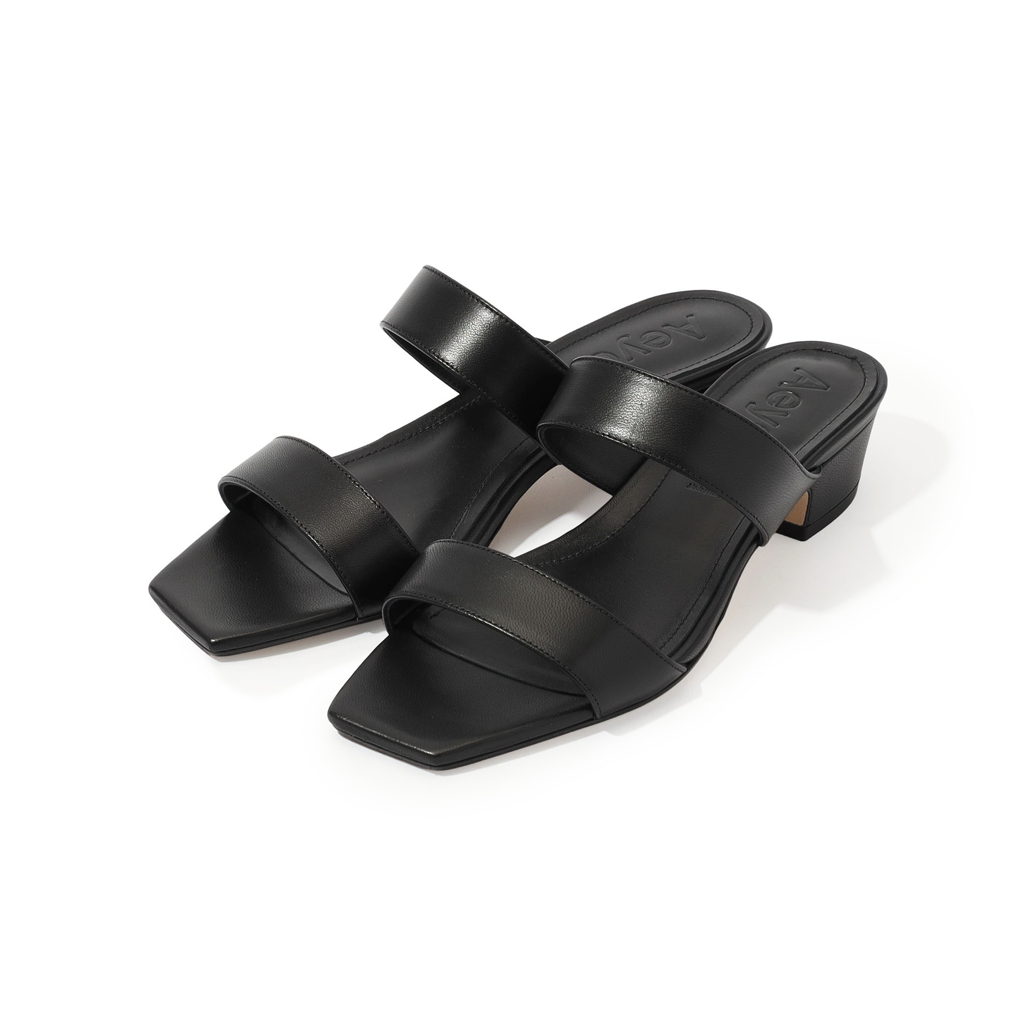 Aeyde KEMI オープンスクエアトゥ サンダル