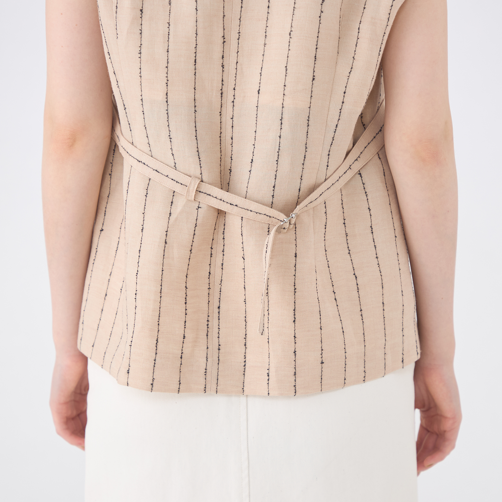 ダブルカバーリネン ジレ｜トゥモローランド 公式通販