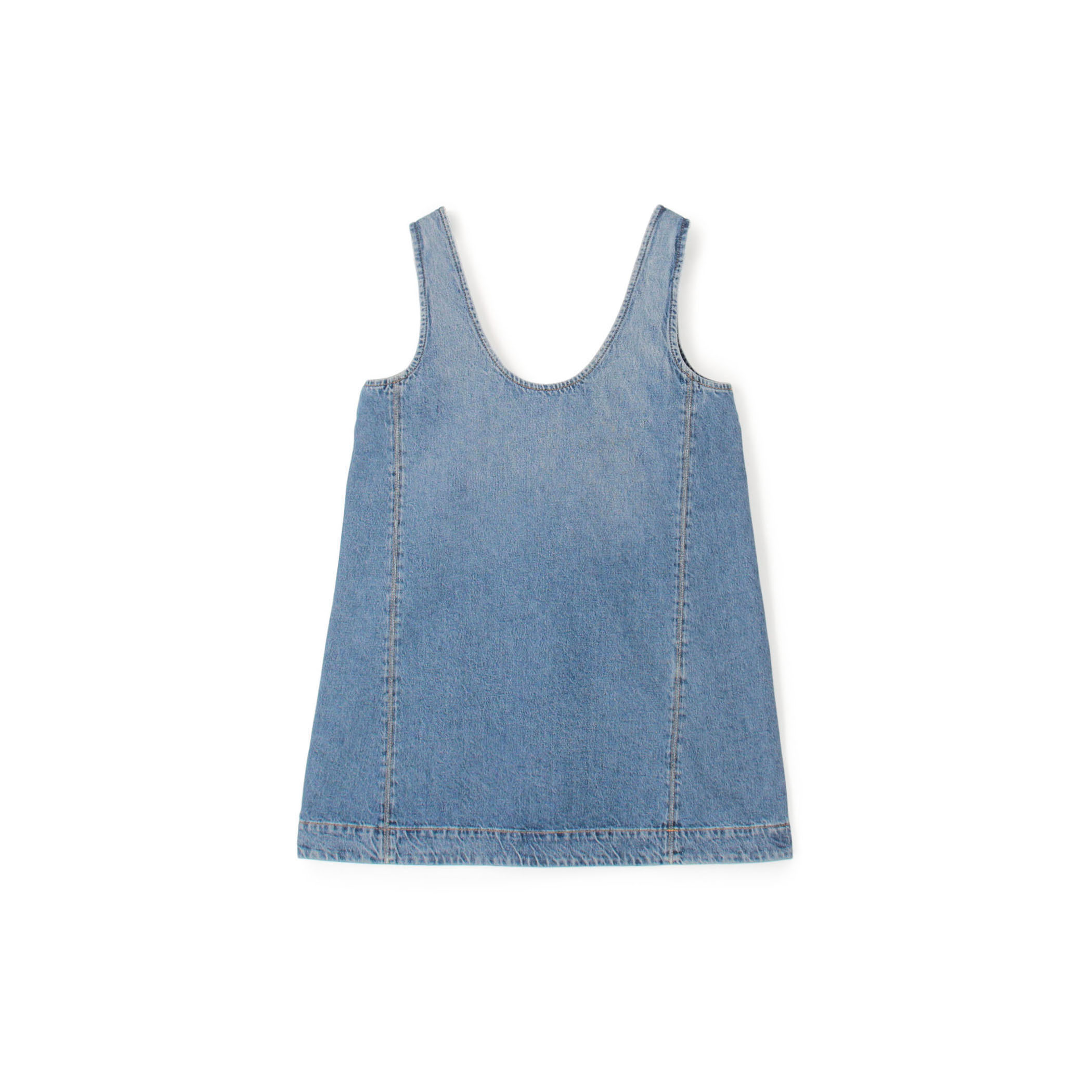PLAN C DRESS デニム チュニックドレス
