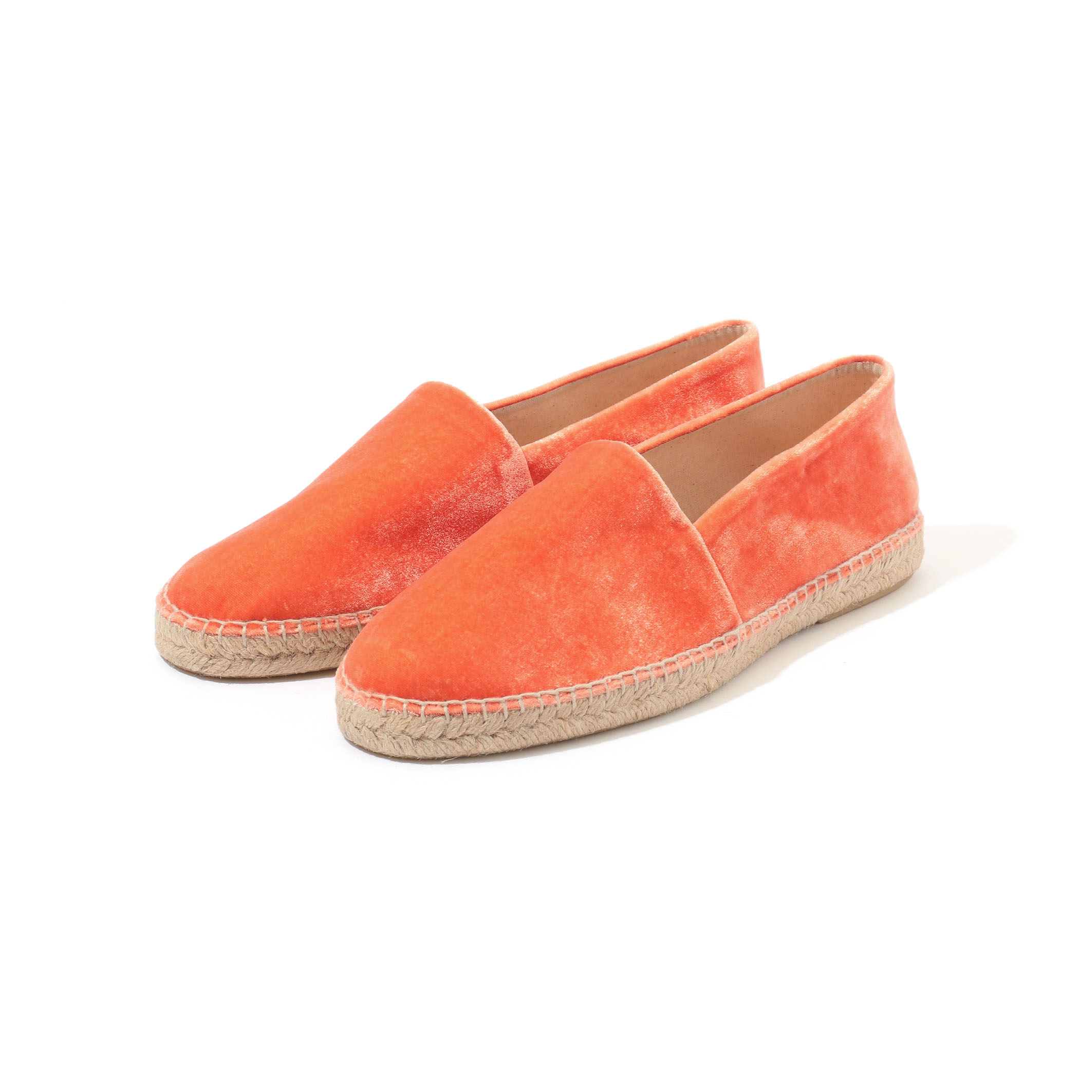 Made in ALICANTE コットンレーヨンシルクベルベット エスパドリーユ