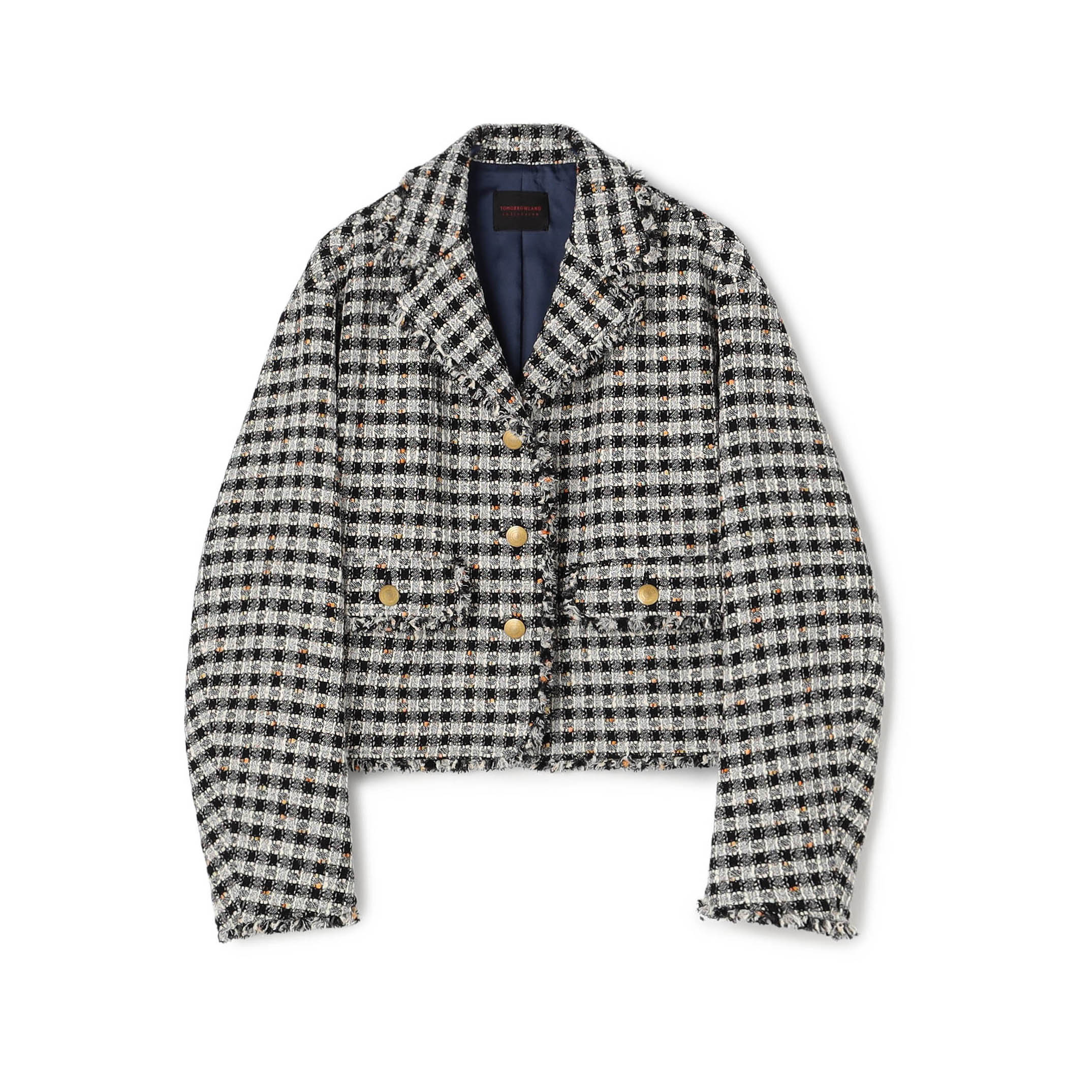 【WEB先行予約】クロレギンガムチェック ショートジャケット