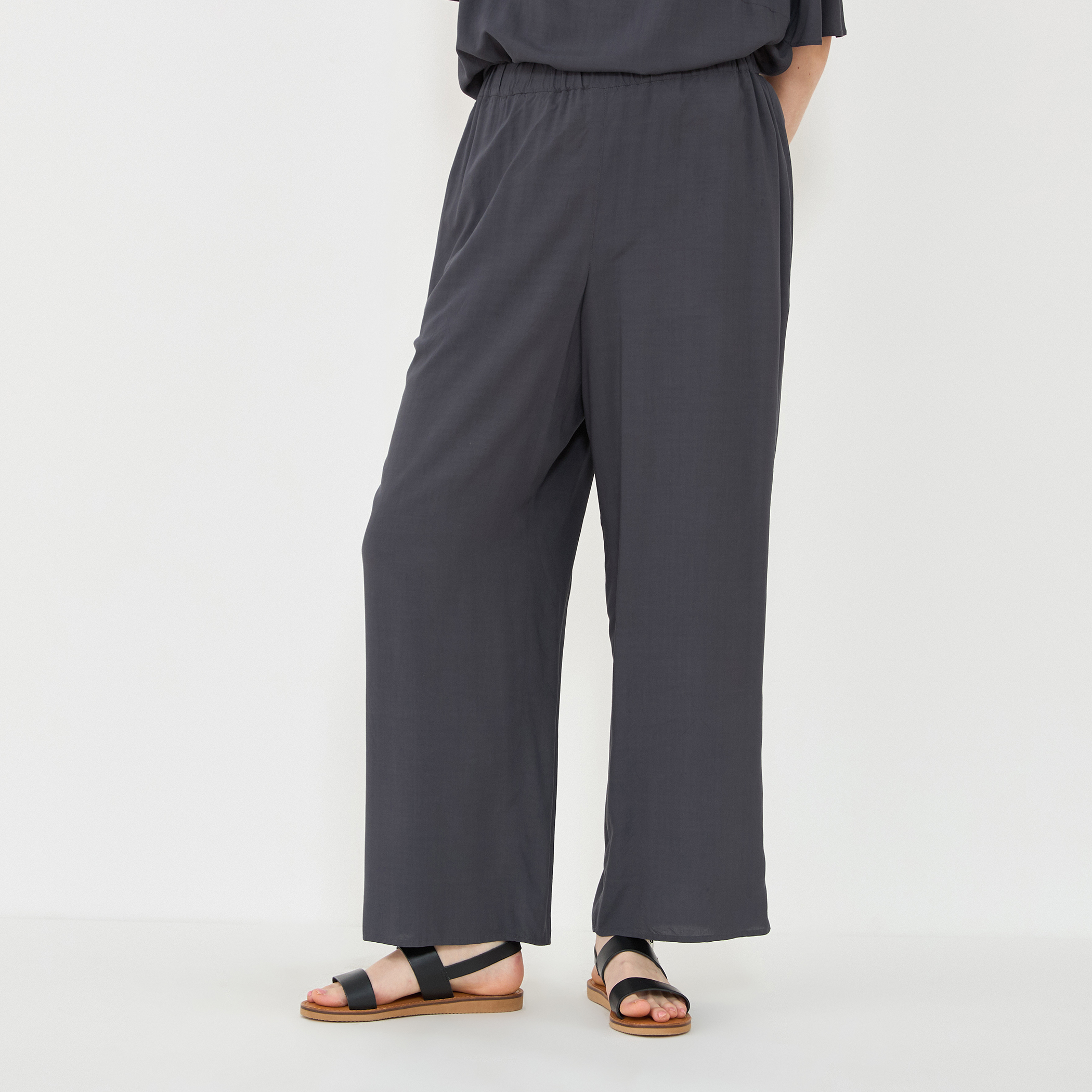 GALERIE VIE（ギャルリー ヴィー）の「ウォッシャブルレーヨンマーブルプリント オーバーラップパンツ（その他パンツ）」 - WEAR