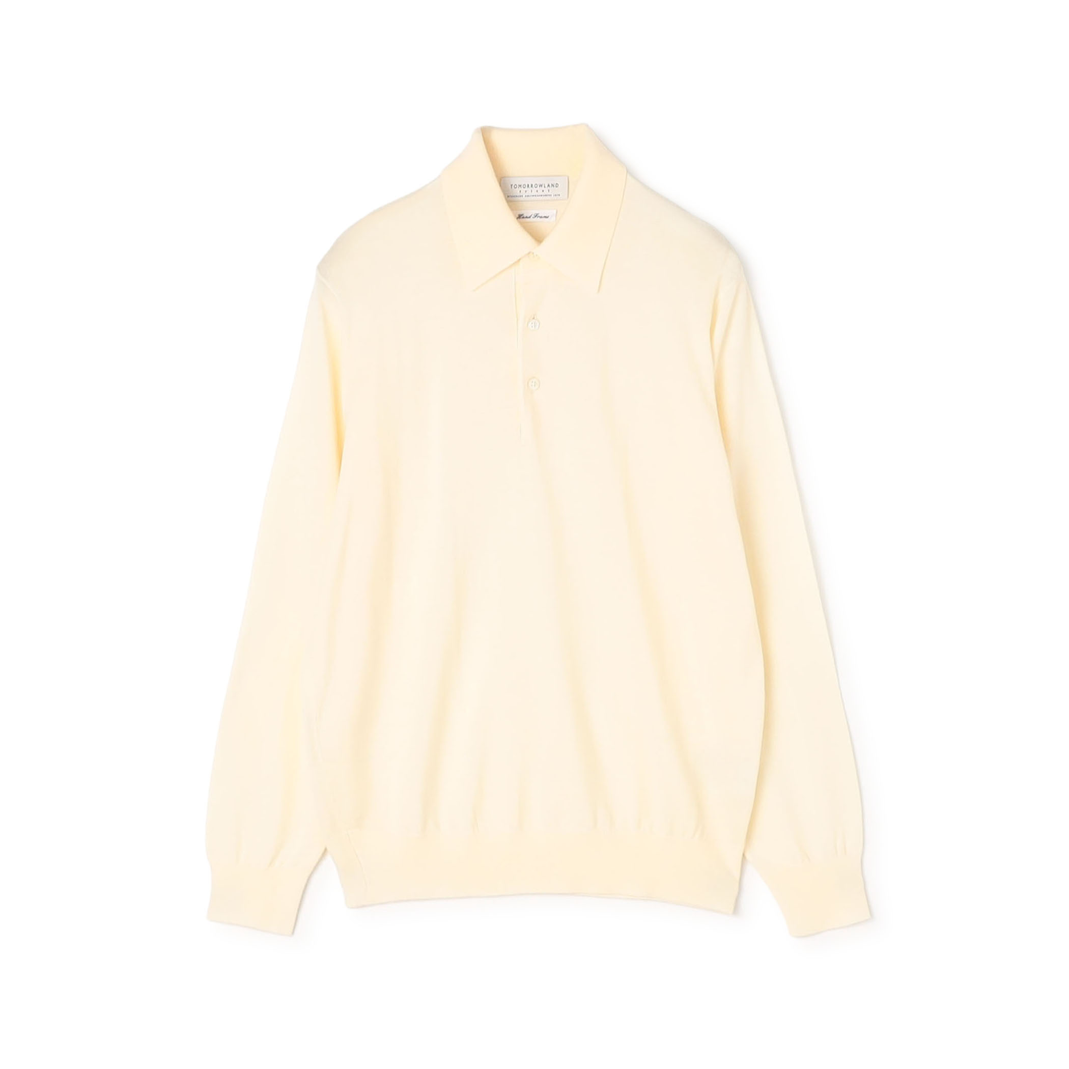 TOMORROWLAND tricot スーパーファインメリノウール ニットポロ S-WOOL