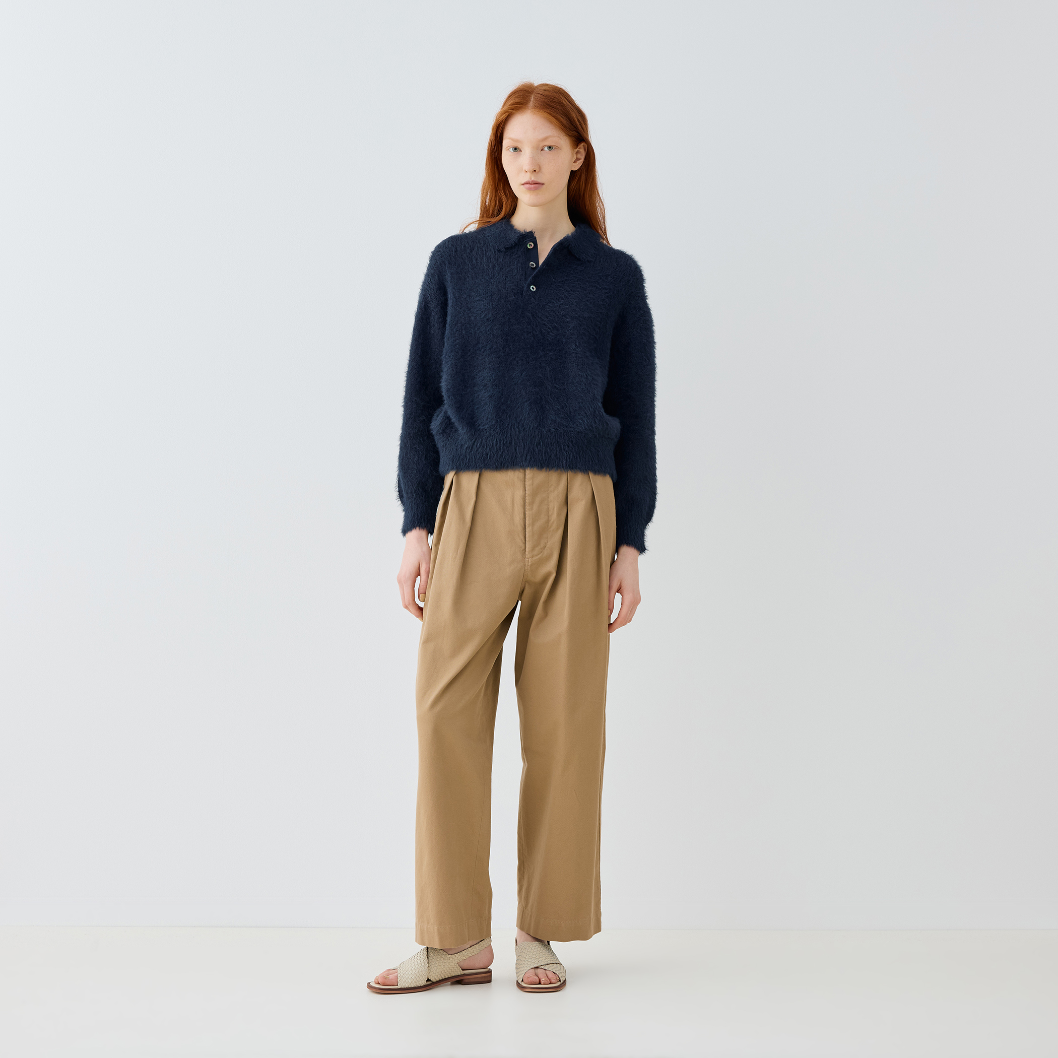 □ラパン ポロカラープルオーバー｜トゥモローランド 公式通販