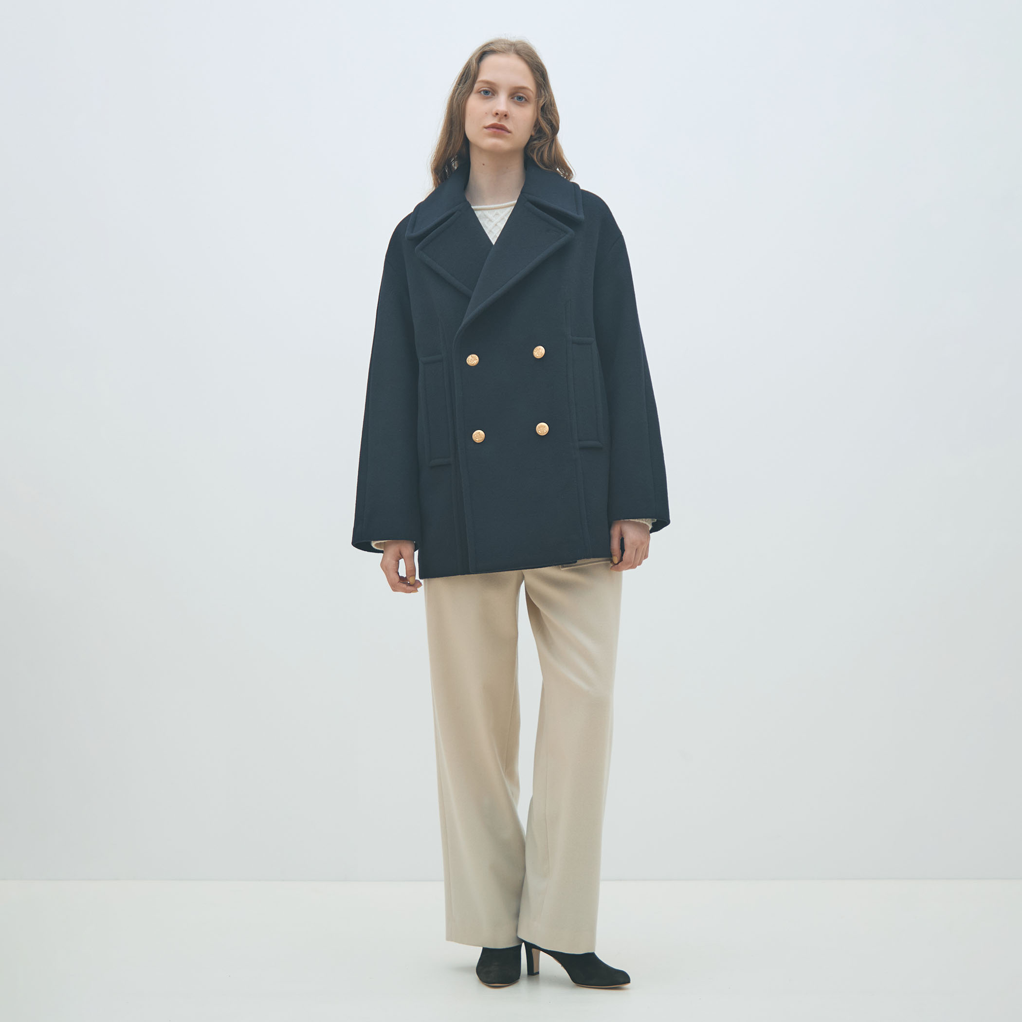 12/14値下げしました❗️⭐️トゥモローランド（Edition）⭐️Pコート メルトンビーバー Pコート｜トゥモローランド 公式通販