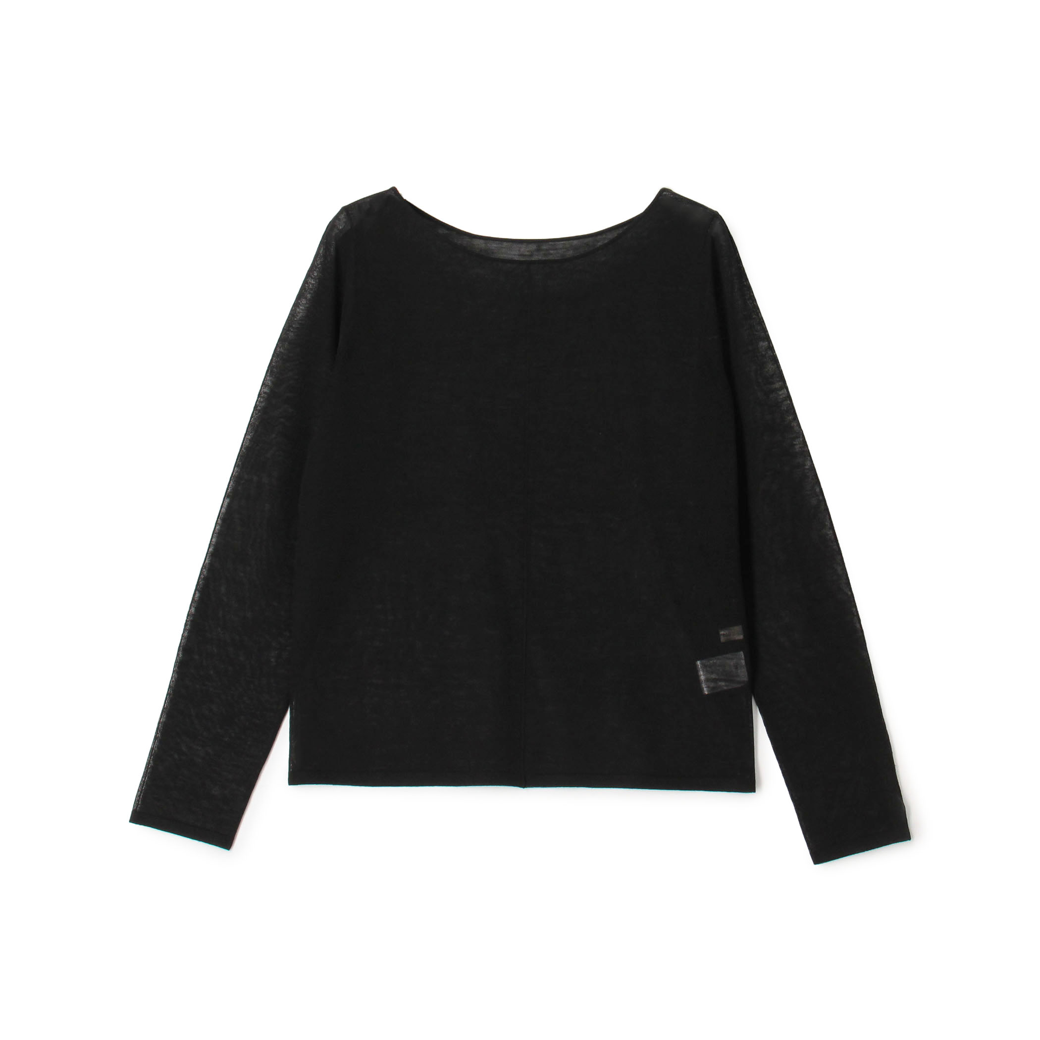 ハイツイストウールポリエステル ラウンドネックプルオーバー