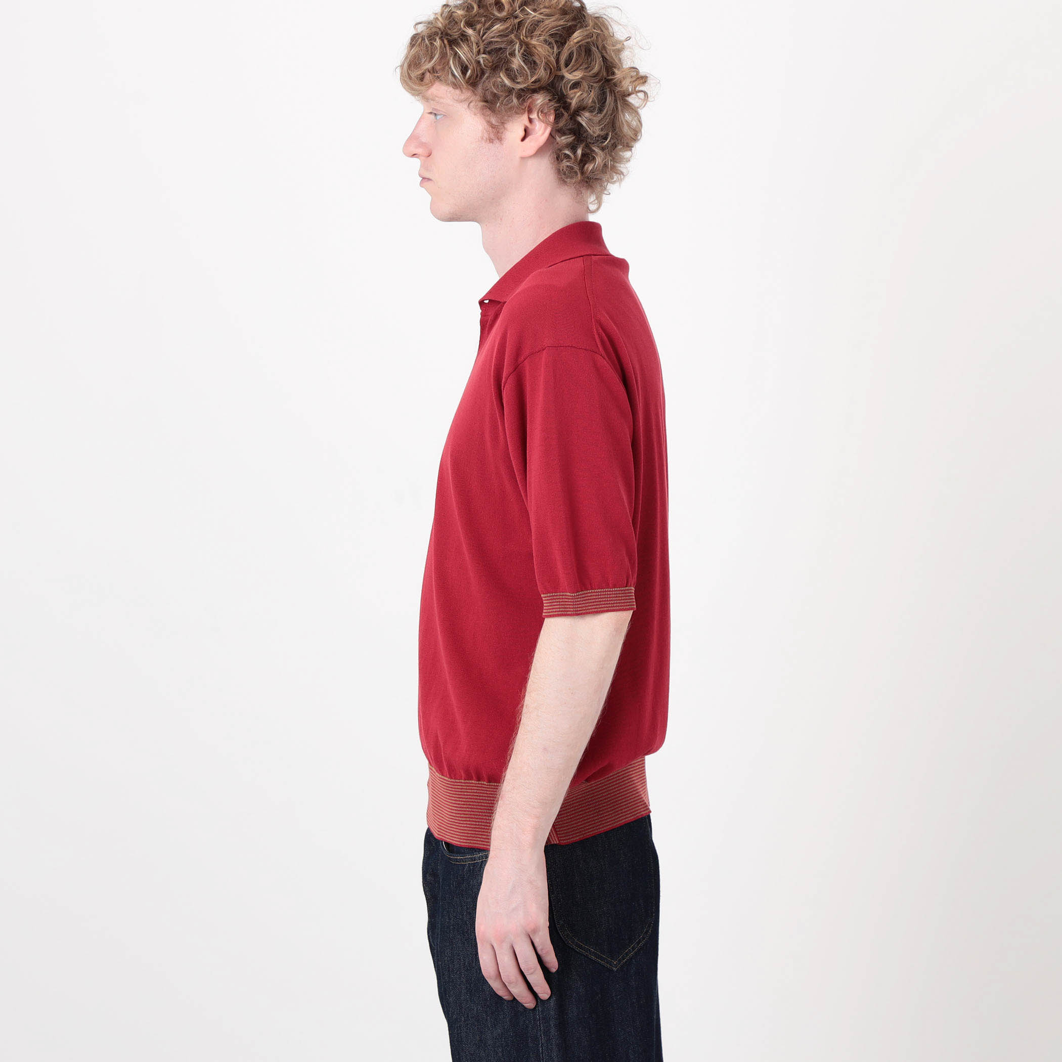 MAATEE&SONS Knit Skipper スキッパー ニットポロシャツ
