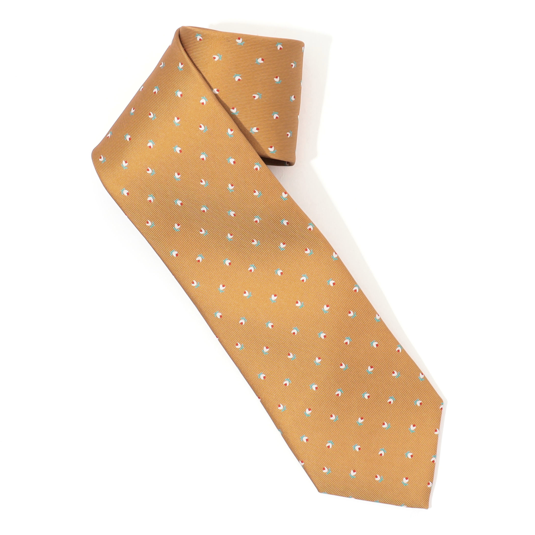 STEFANO BIGI シルクプリント 小紋柄ネクタイ