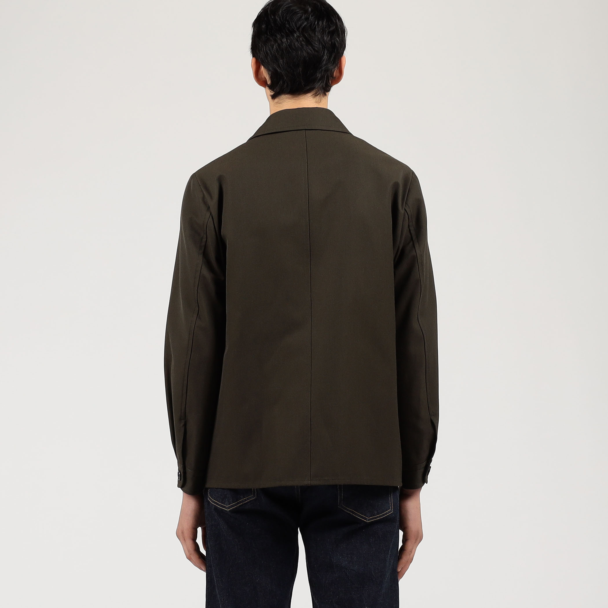 □ウールコットンギャバジン チョアジャケット TRENCH